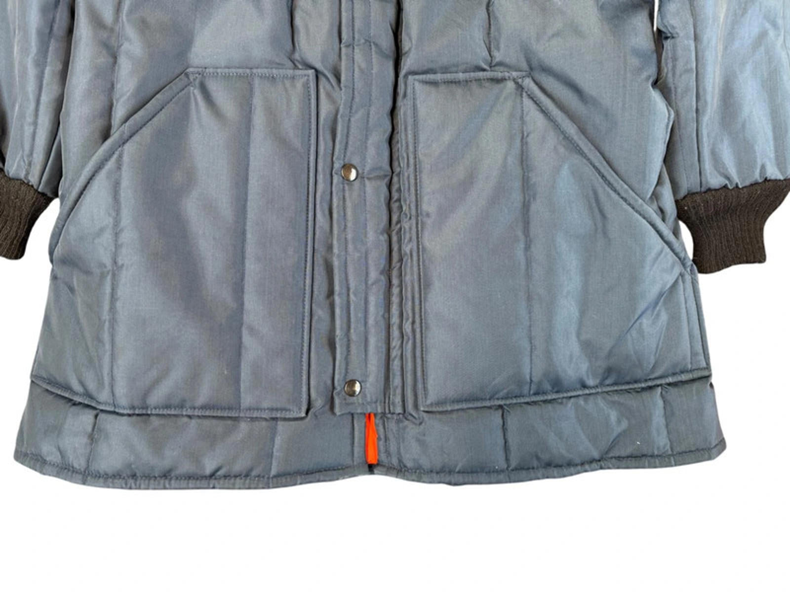Vintage 1980s Walls Blizzard ‘Pruf’ Insulated Cold Weather Jacket Made Grey L