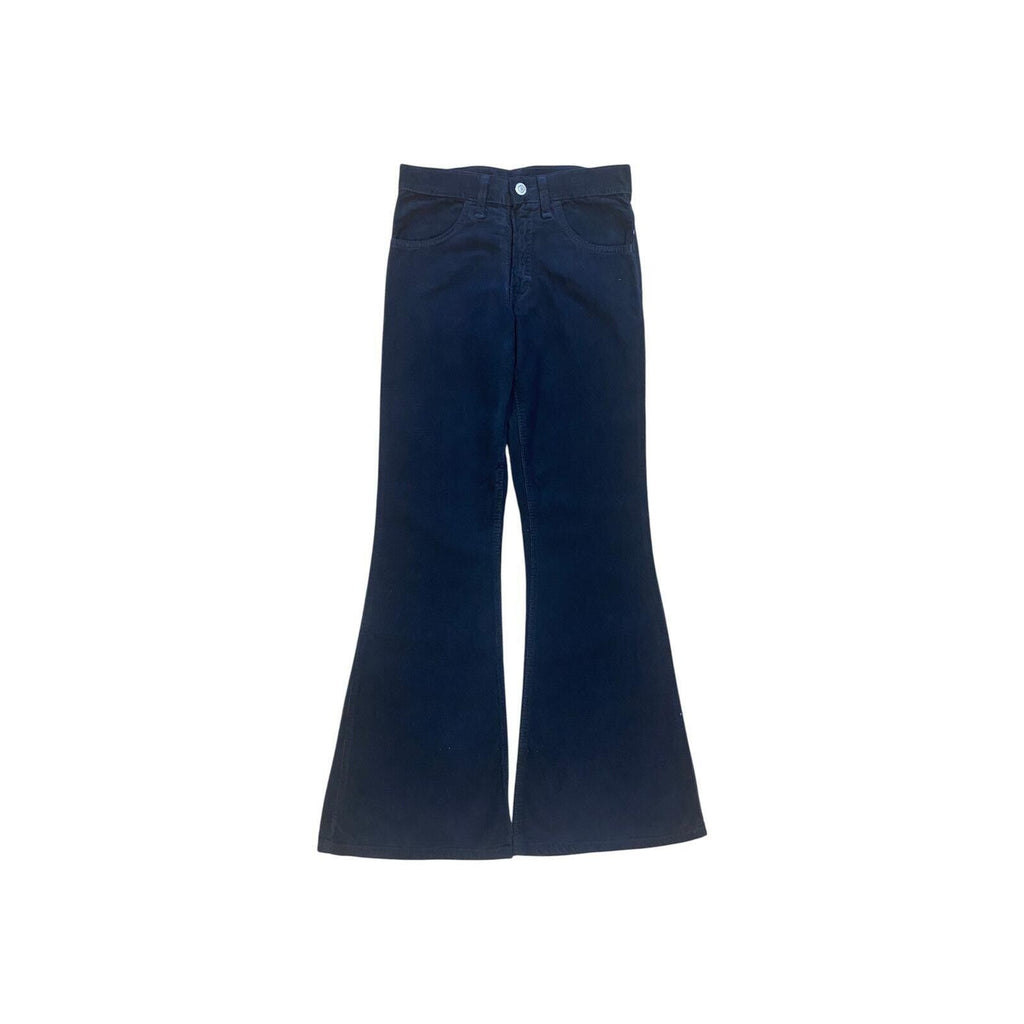 Soho Deadstock Women's Y2K Flared Corduroy Jean Black 16L