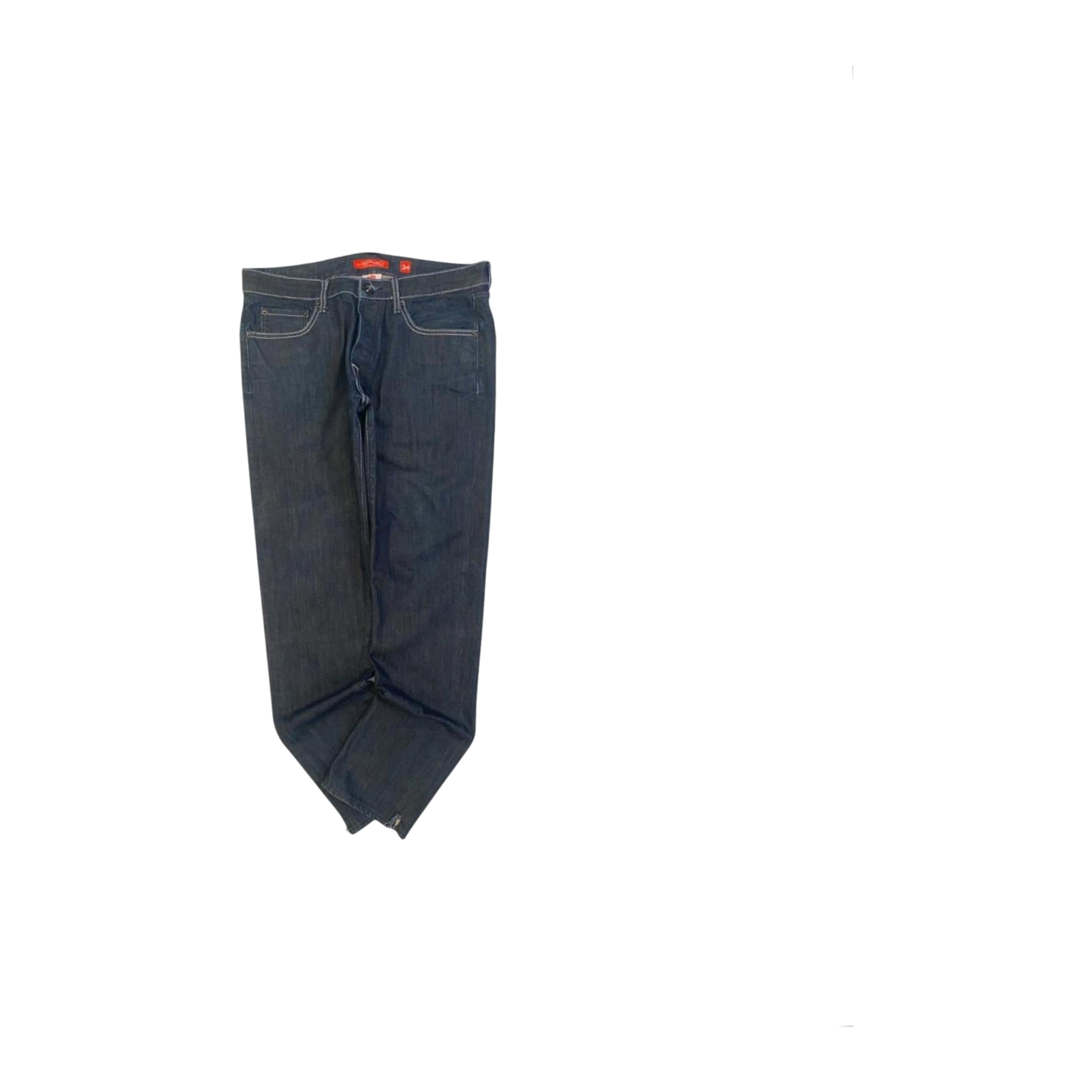 1029 Ed Hardy Y2K Relaxed Fit Denim Jeans Dark Blue W34 L34