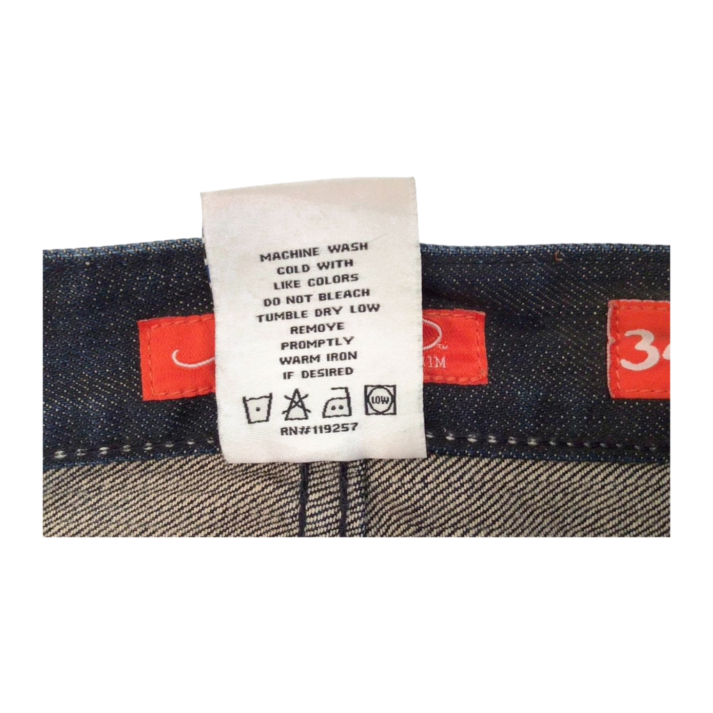 1029 Ed Hardy Y2K Relaxed Fit Denim Jeans Dark Blue W34 L34