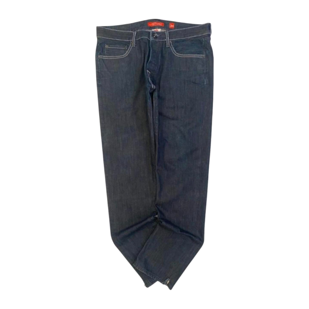 1029 Ed Hardy Y2K Relaxed Fit Denim Jeans Dark Blue W34 L34