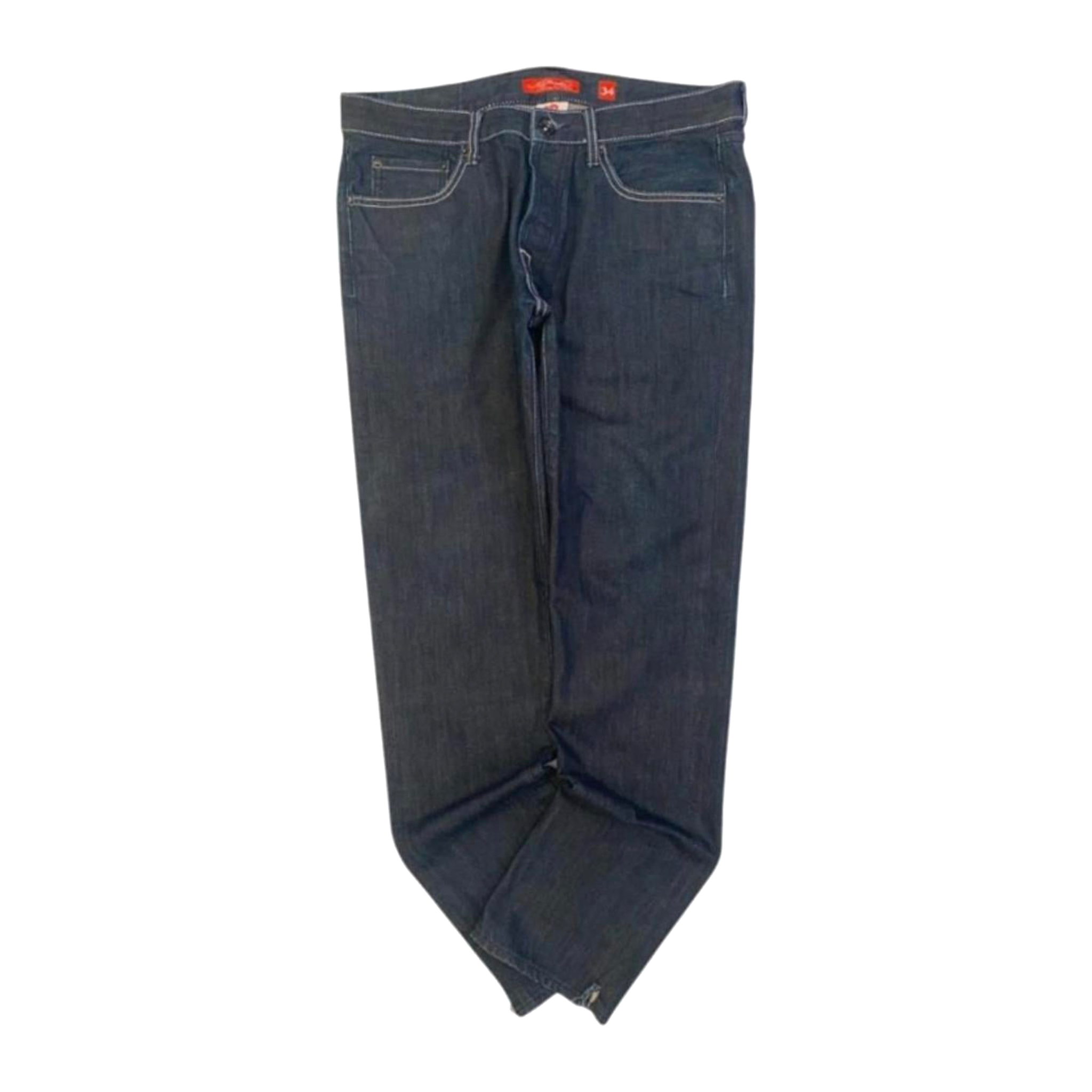 1029 Ed Hardy Y2K Relaxed Fit Denim Jeans Dark Blue W34 L34