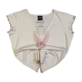 1595 Harley Davidson Eagle Graphic Baby Doll T Shirt White XL