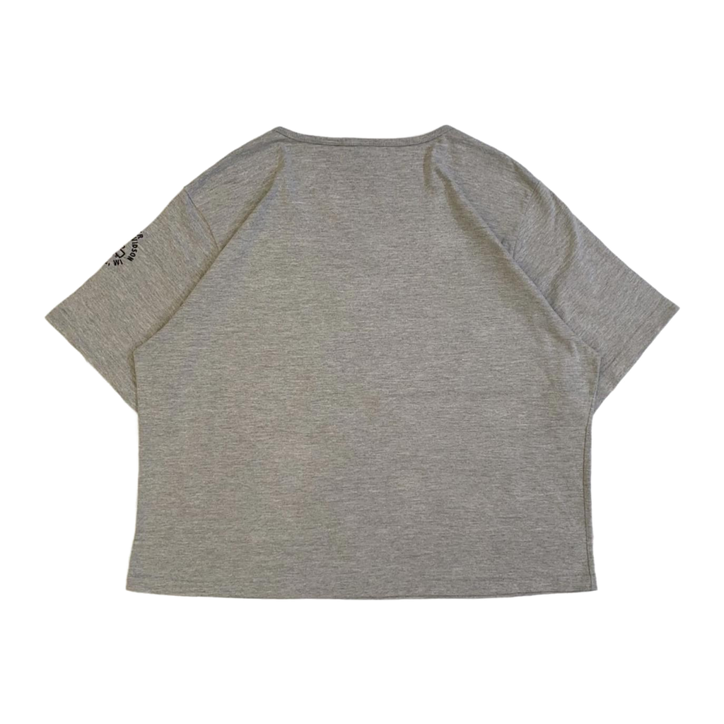 1590 Harley Davidson Embroidered Logo Short Sleeve T Shirt Grey 2XL
