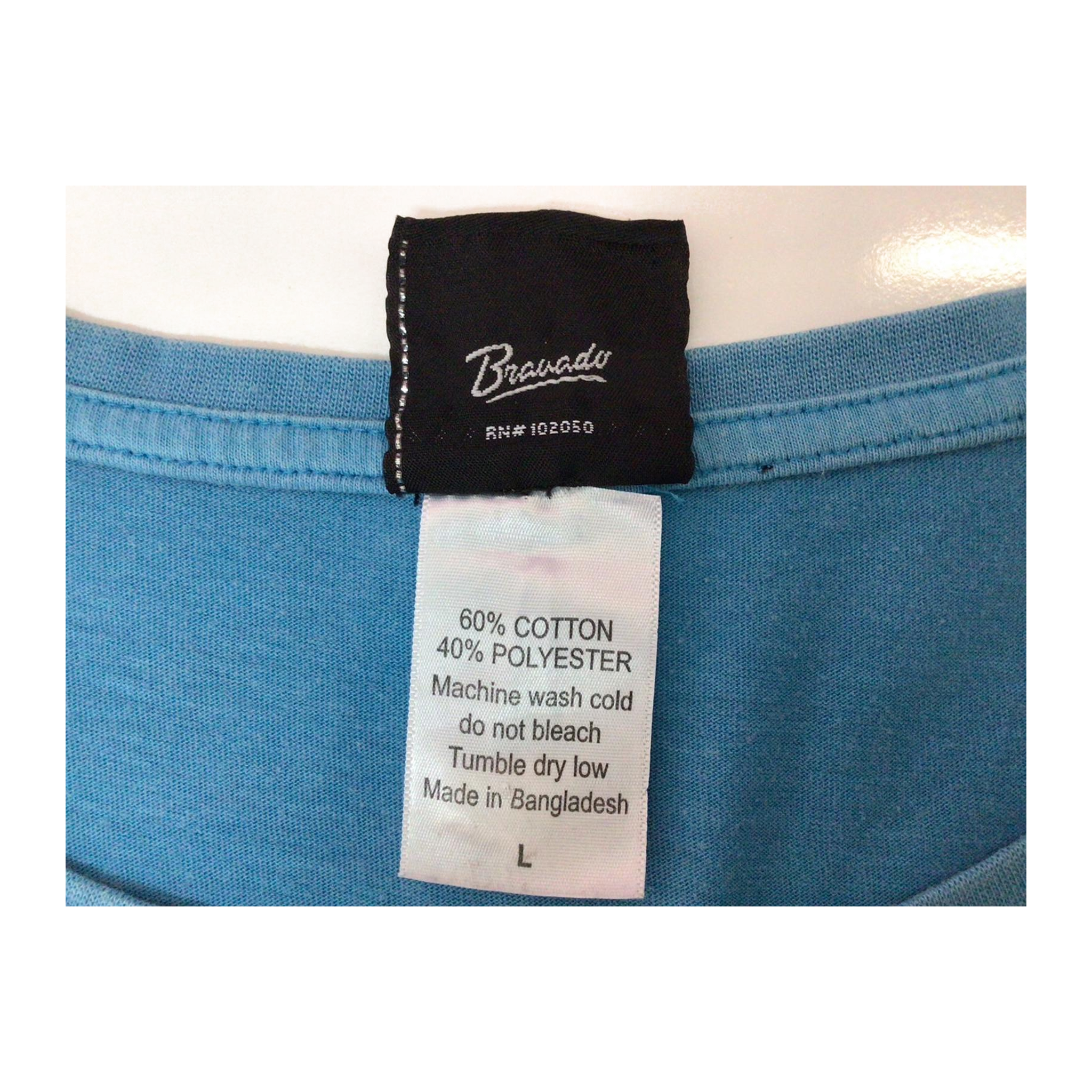 1702 Harley Davidson American Legend Short Sleeve Women's T Shirt Blue L