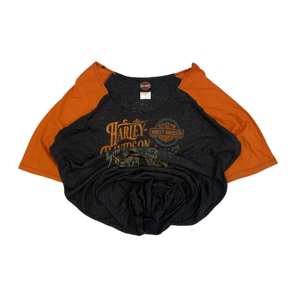 1705 Harley Davidson Hellbender Men's Short Sleeve Baseball T Shirt Black 3XL