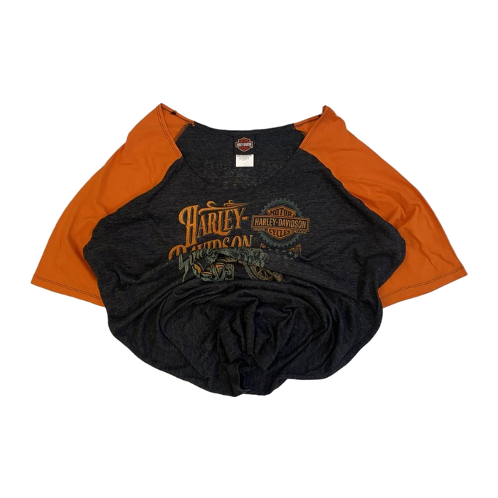 Harley Davidson Hellbender Men's Short Sleeve Baseball T Shirt Black 3XL