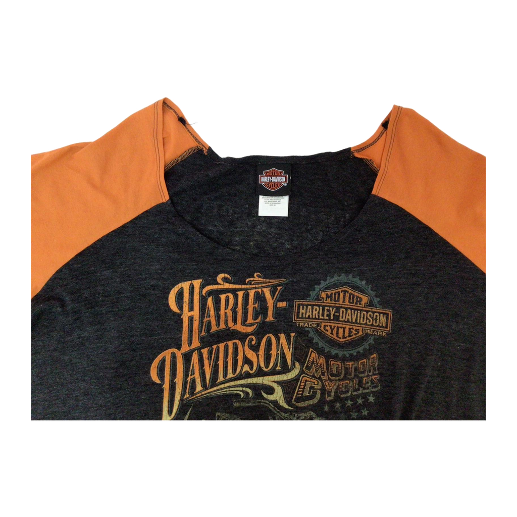 1705 Harley Davidson Hellbender Men's Short Sleeve Baseball T Shirt Black 3XL