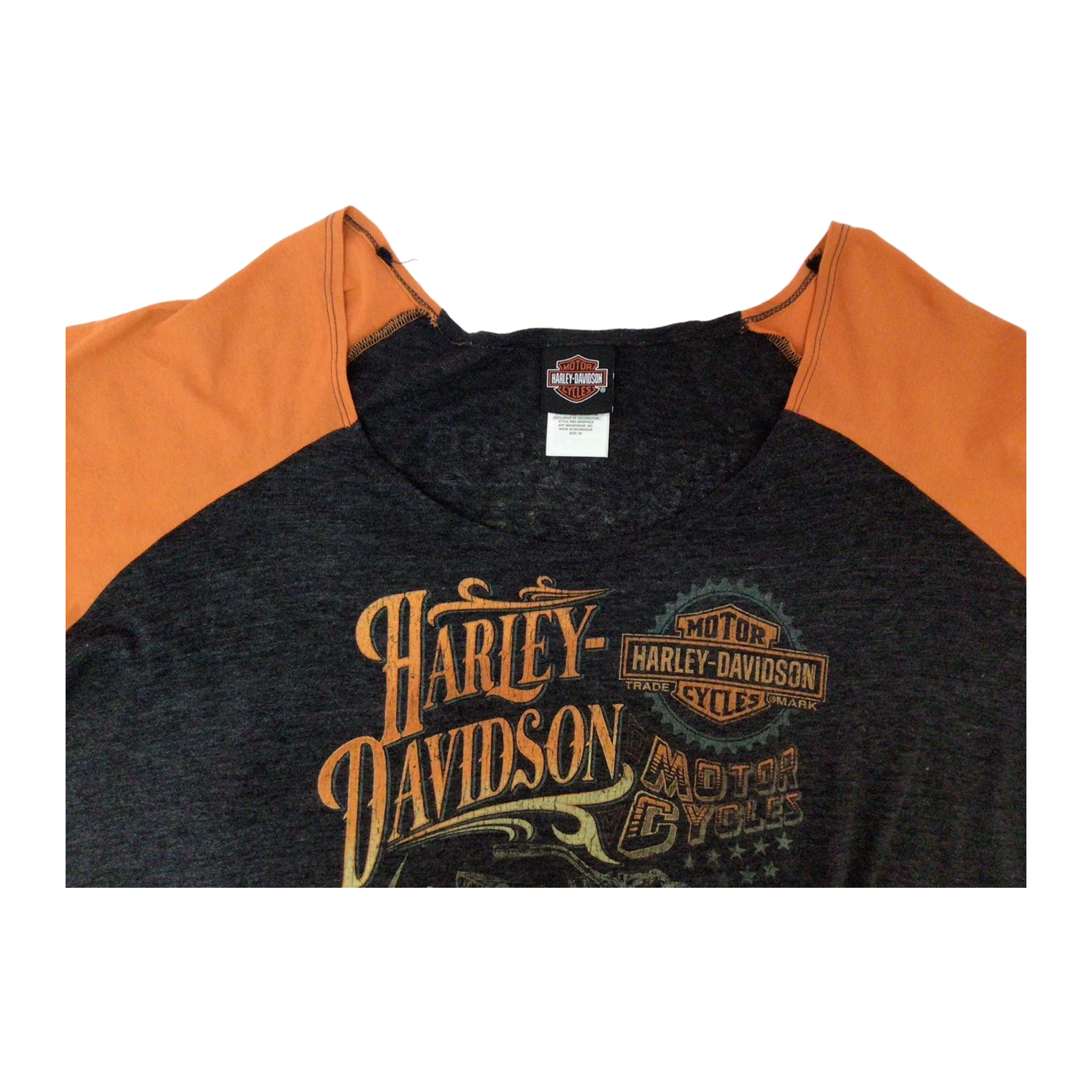 1705 Harley Davidson Hellbender Men's Short Sleeve Baseball T Shirt Black 3XL