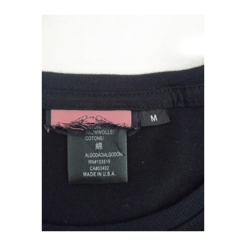 1708 Harley Davidson Women's Pink Ribbon Short Sleeve T Shirt Black M