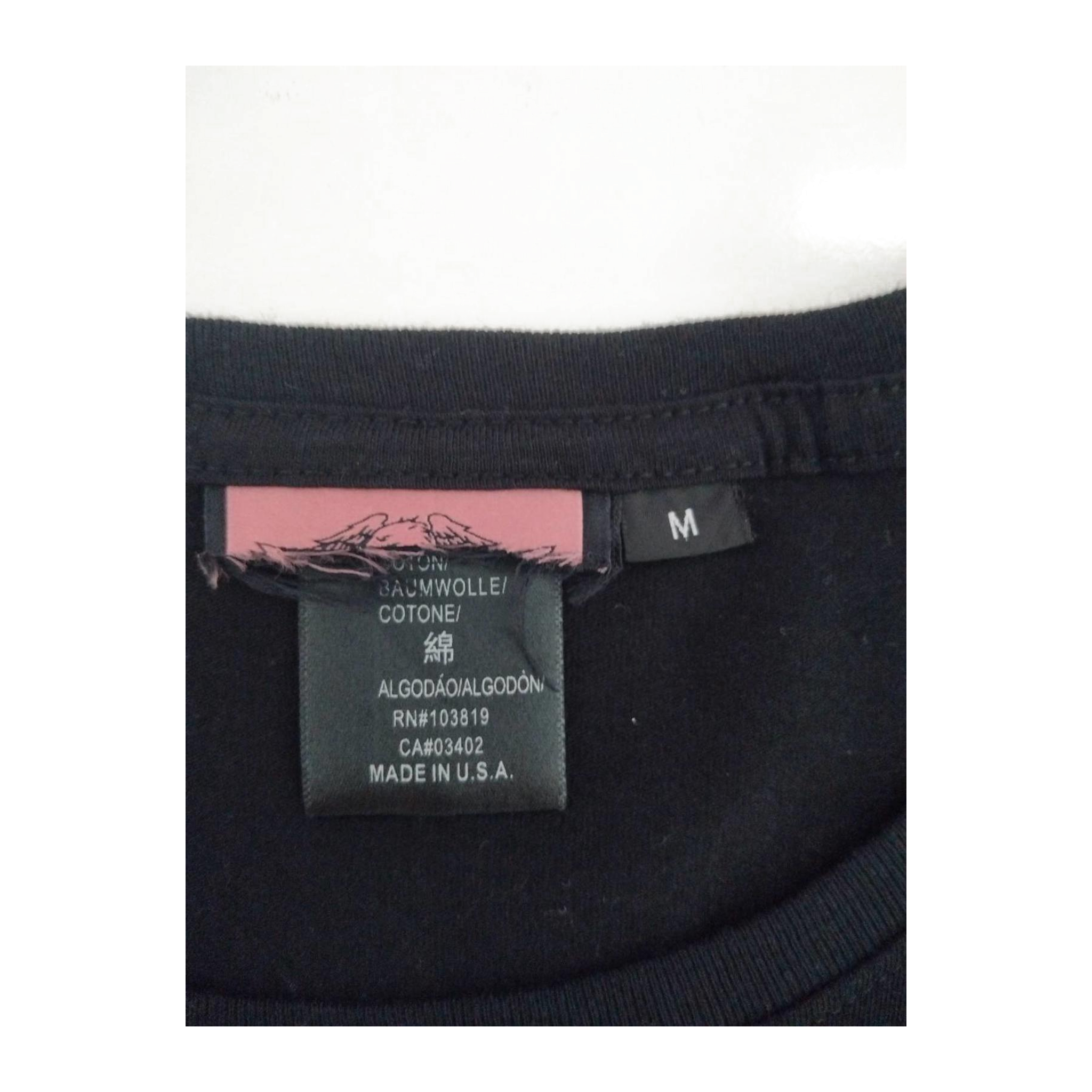 1708 Harley Davidson Women's Pink Ribbon Short Sleeve T Shirt Black M