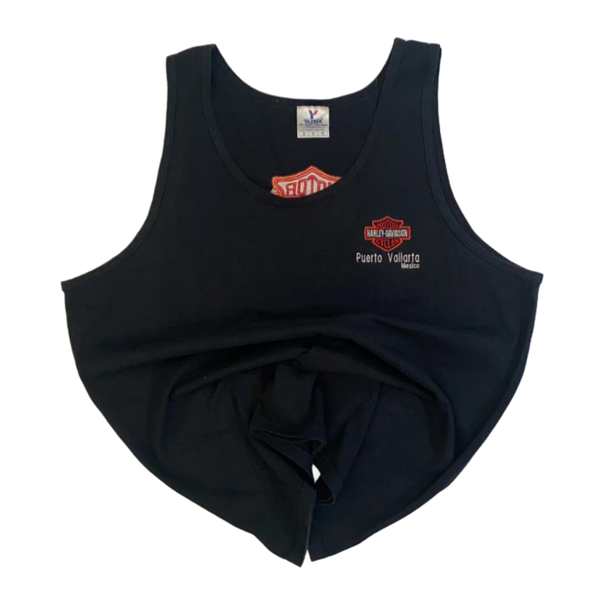 1711 Harley Davidson Men's Embroidered Logo Puerto Vallarta Muscle Tank Black XL
