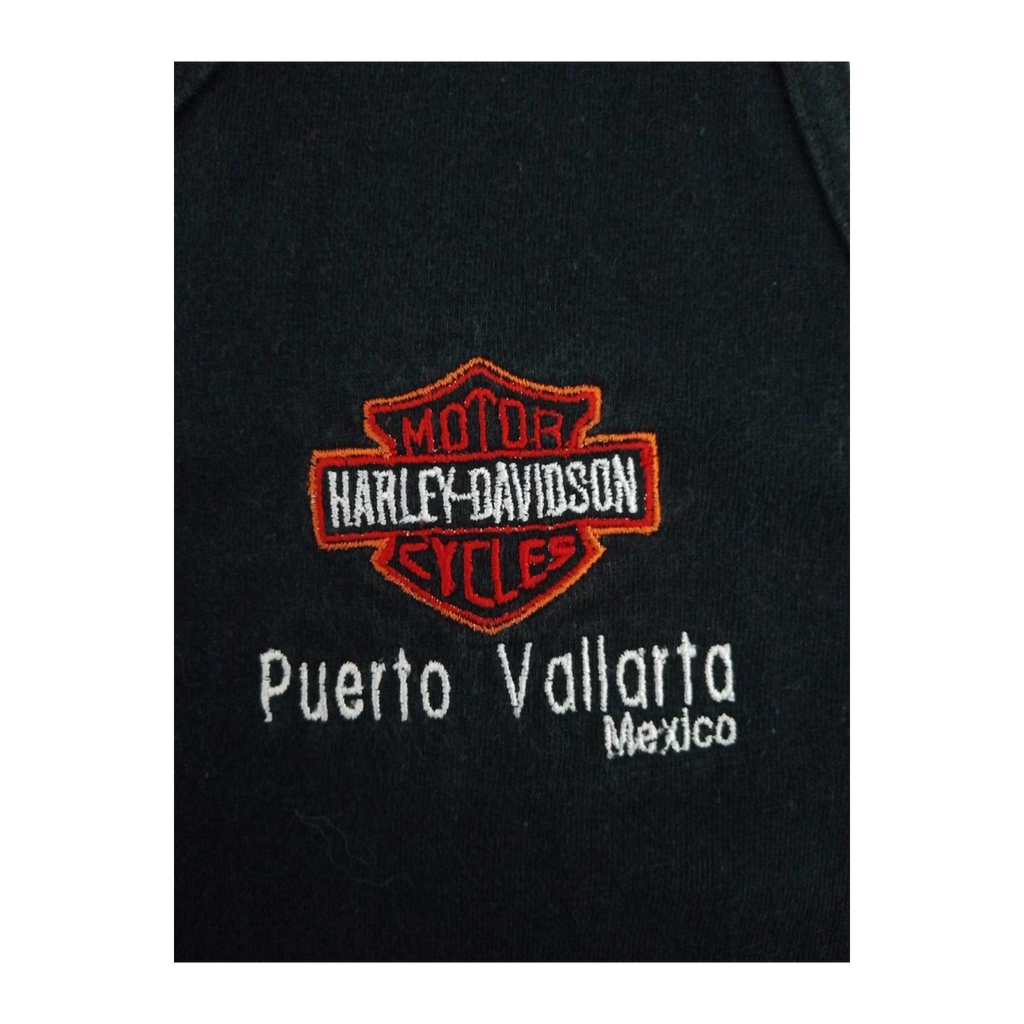1711 Harley Davidson Men's Embroidered Logo Puerto Vallarta Muscle Tank Black XL