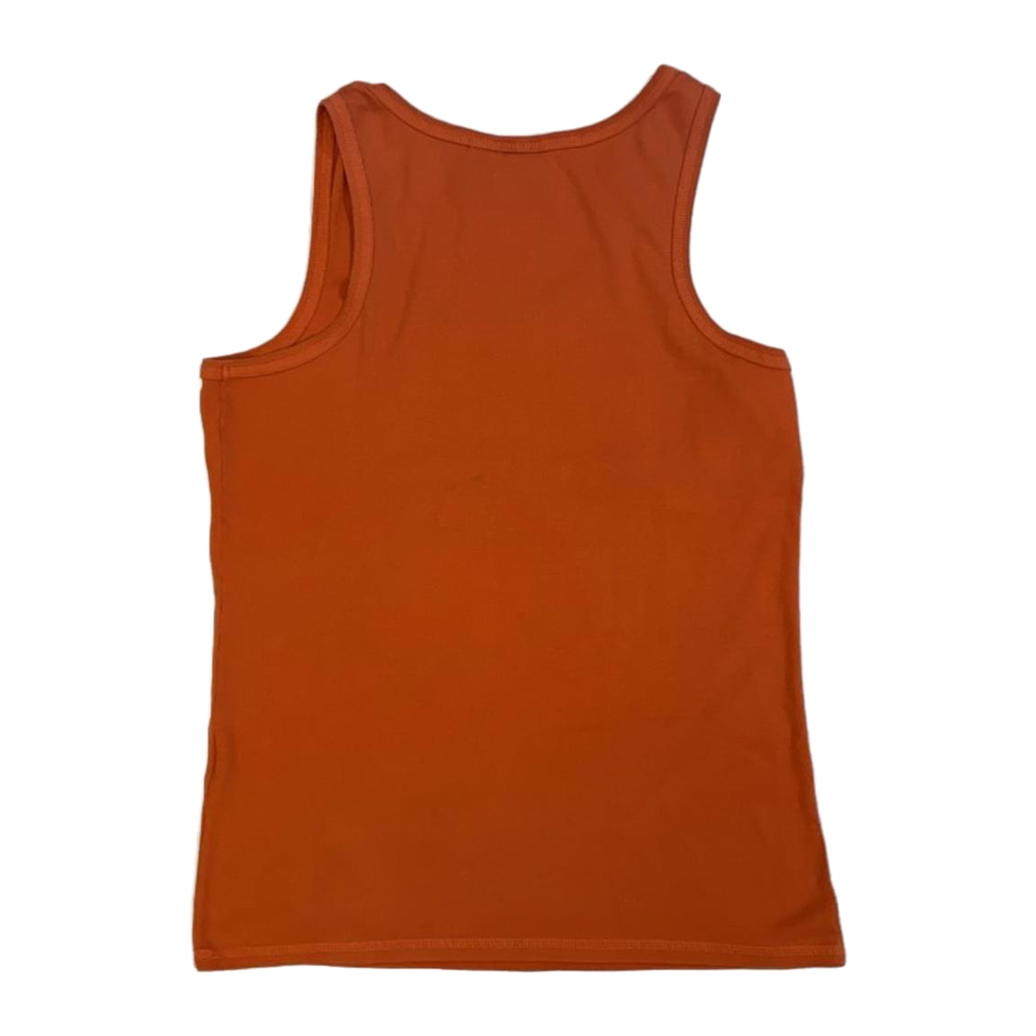 1712 Harley Davidson Women's Ribbed Logo Graphic Tank Top Orange XL