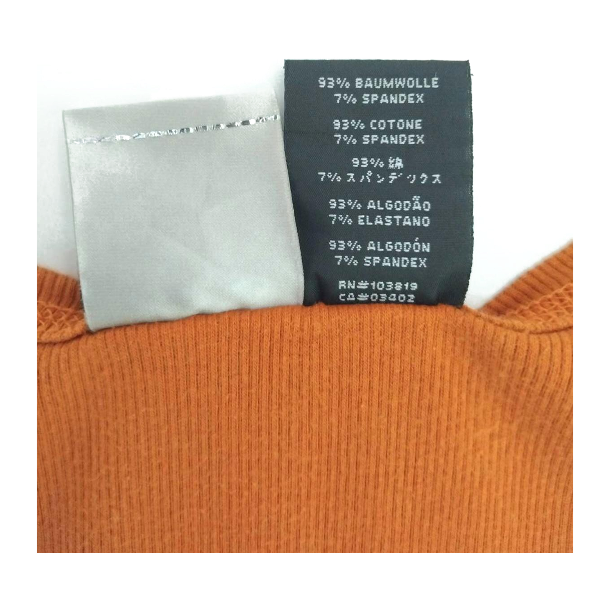 1712 Harley Davidson Women's Ribbed Logo Graphic Tank Top Orange XL