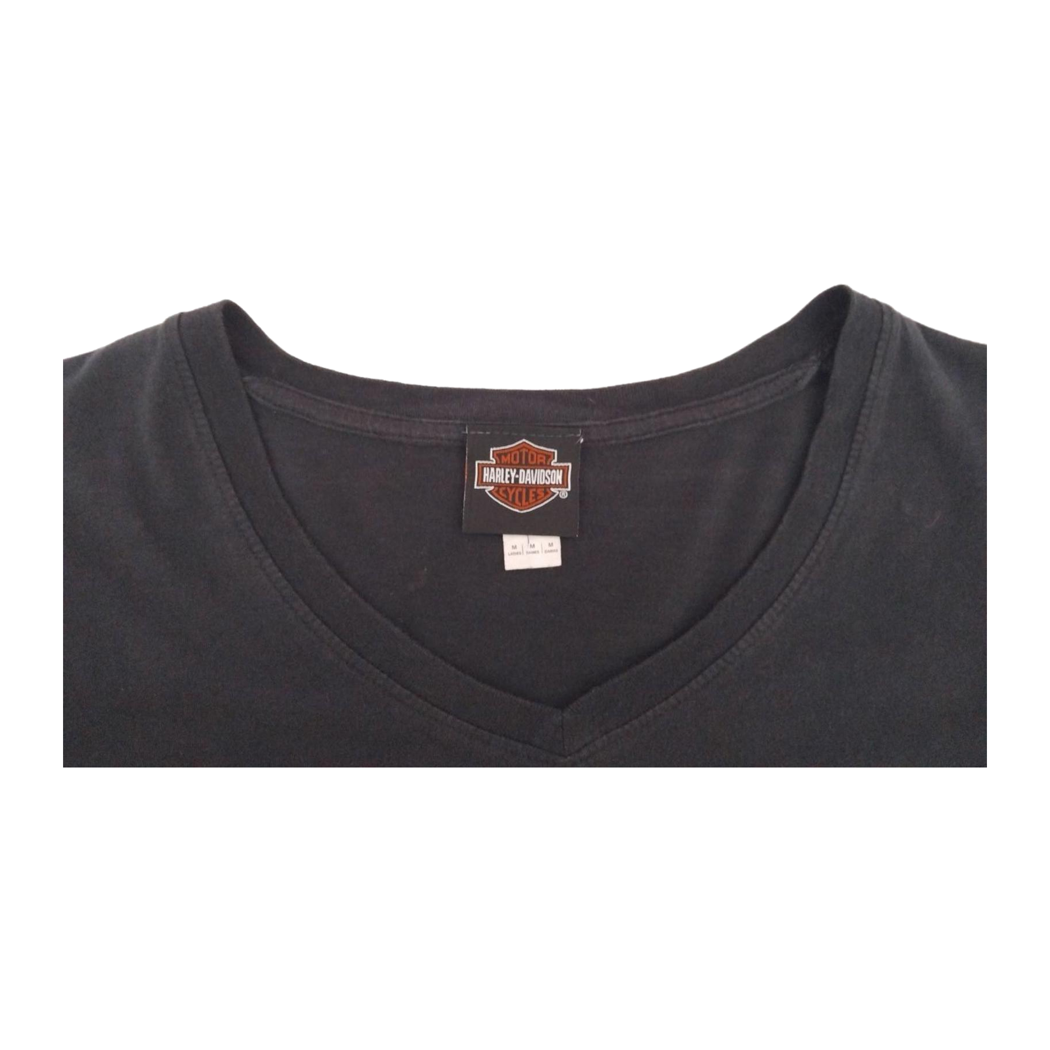 1716 Harley Davidson Women's Las Vegas Cafe Short Sleeve T Shirt Black M