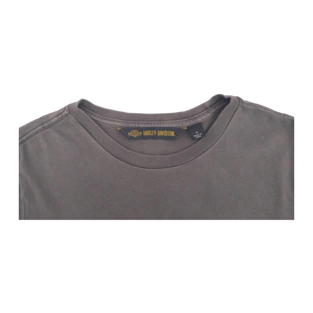 1718 Harley Davidson Women's Logo Graphic Short Sleeve T Shirt Grey M