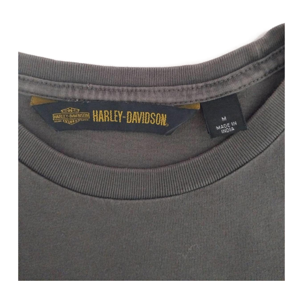 1718 Harley Davidson Women's Logo Graphic Short Sleeve T Shirt Grey M