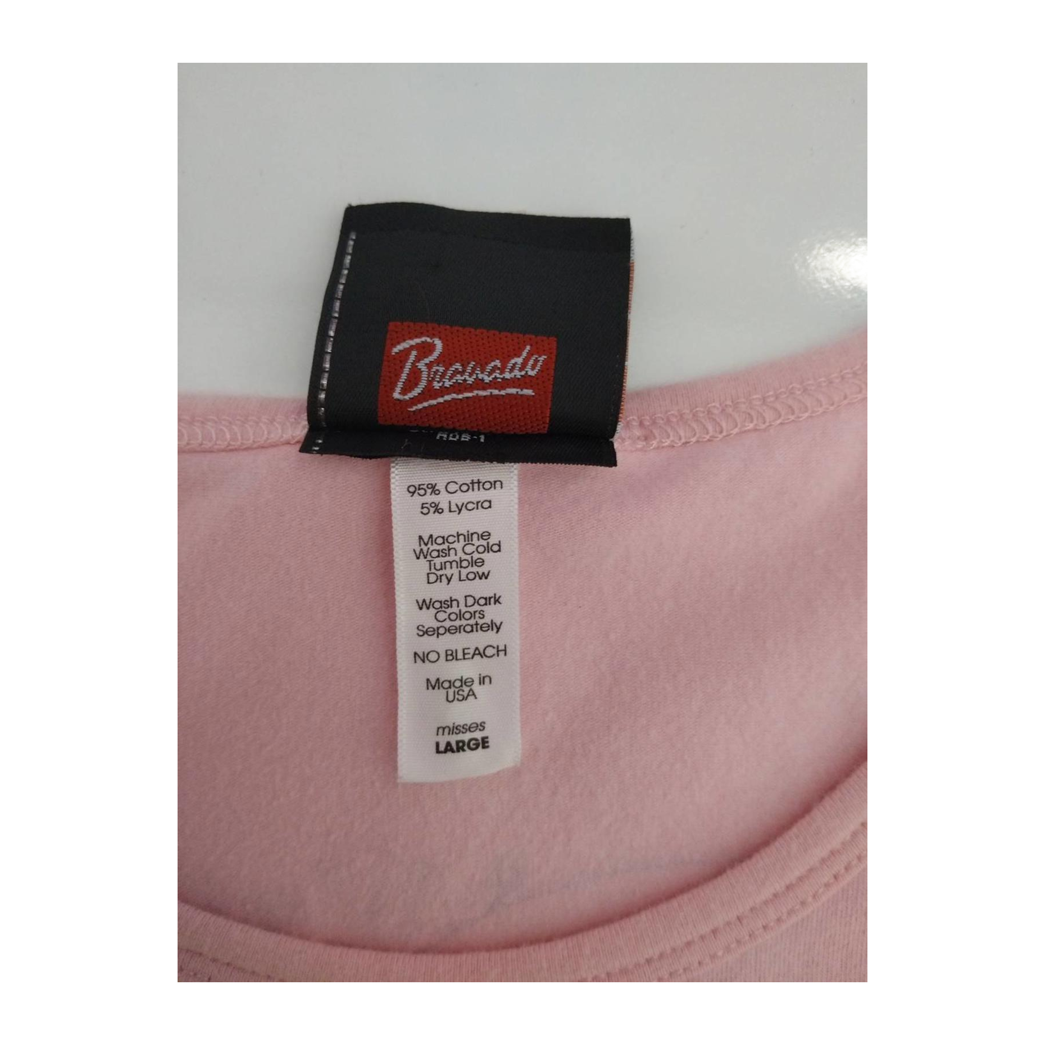 1720 Harley Davidson Women's Clare's Port Dover Short Sleeve T Shirt Pink L
