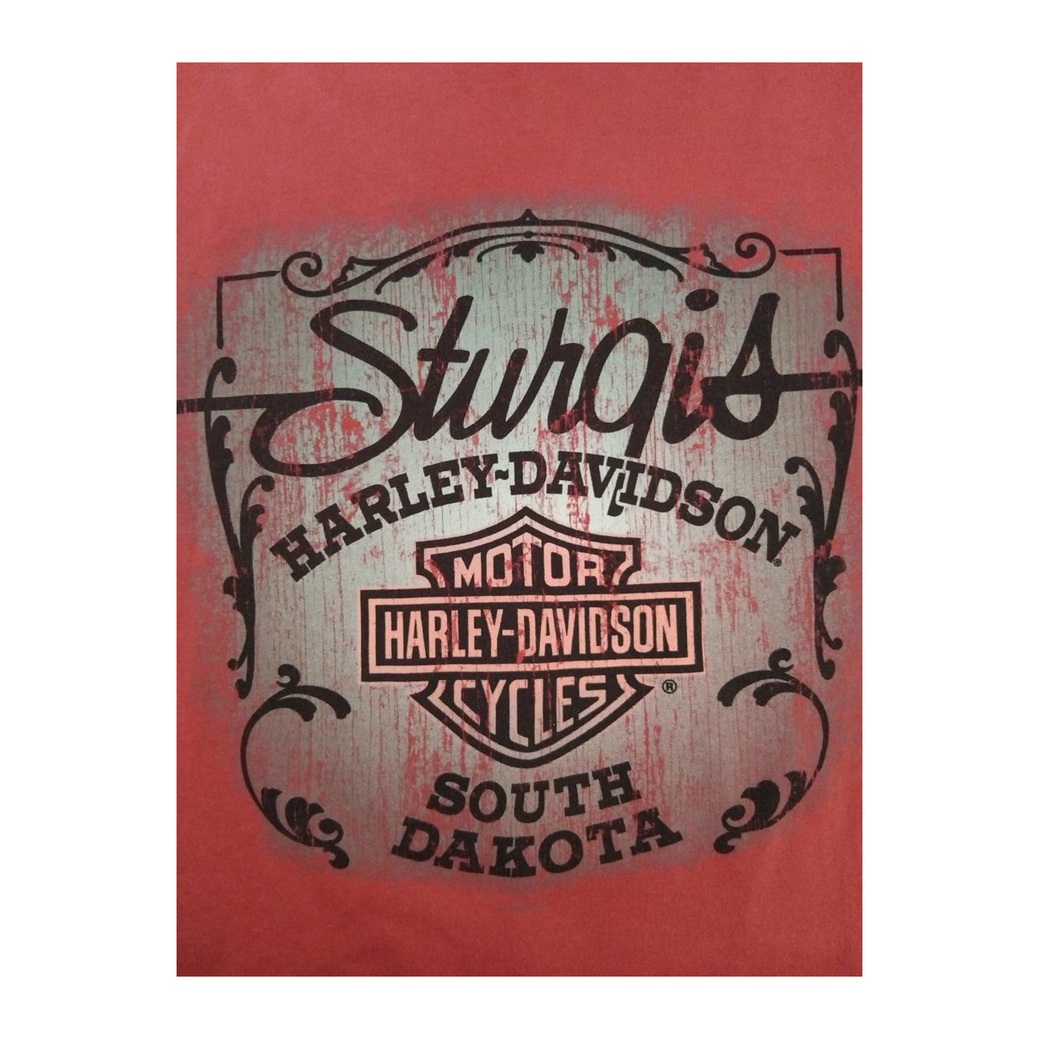 1721 Harley Davidson Women's Sturgis Short Sleeve V Neck T Shirt Magenta XXL