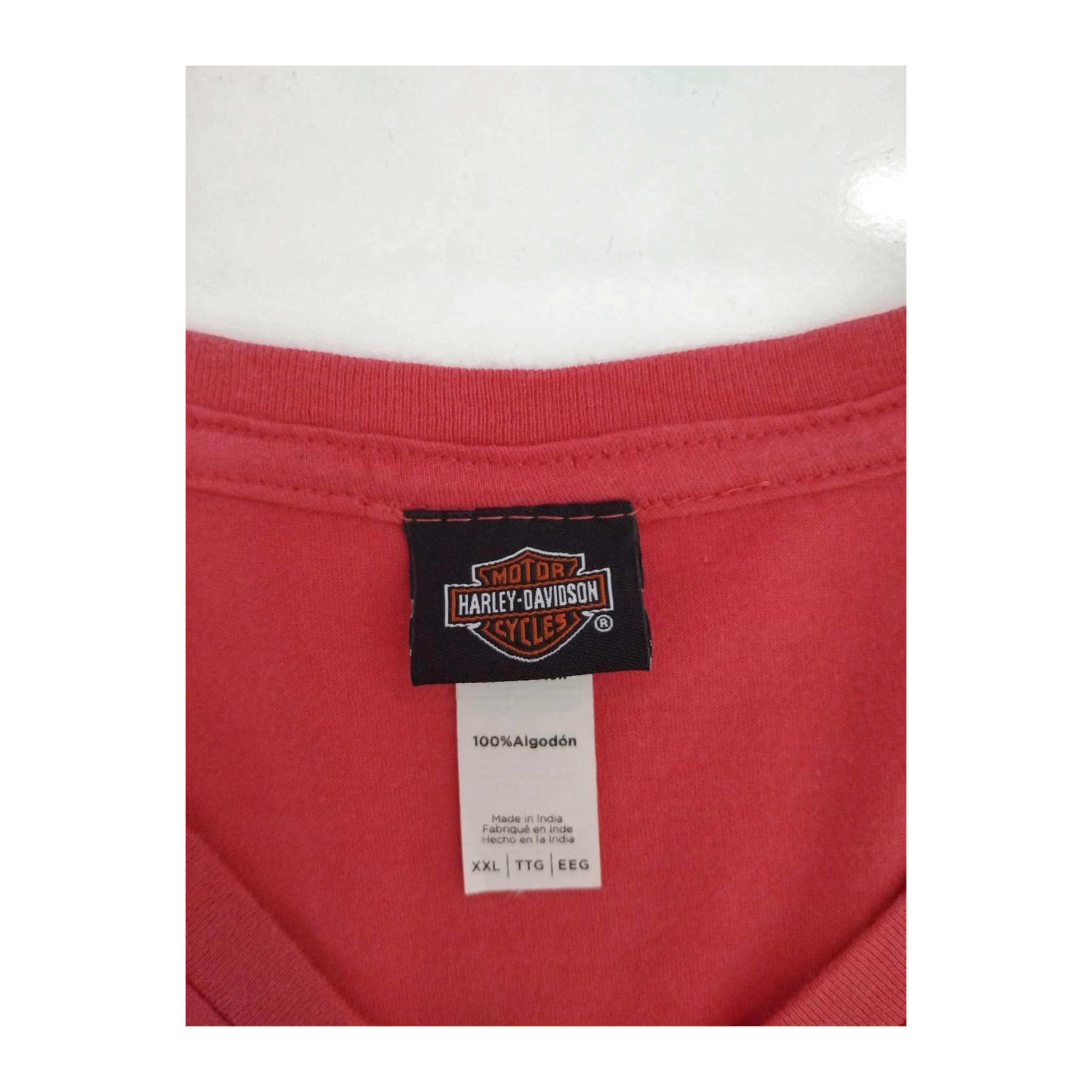 1721 Harley Davidson Women's Sturgis Short Sleeve V Neck T Shirt Magenta XXL