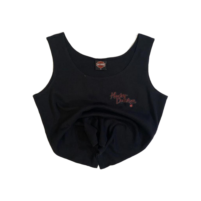 Harley Davidson Women's Airbrush Tank Top Black XL