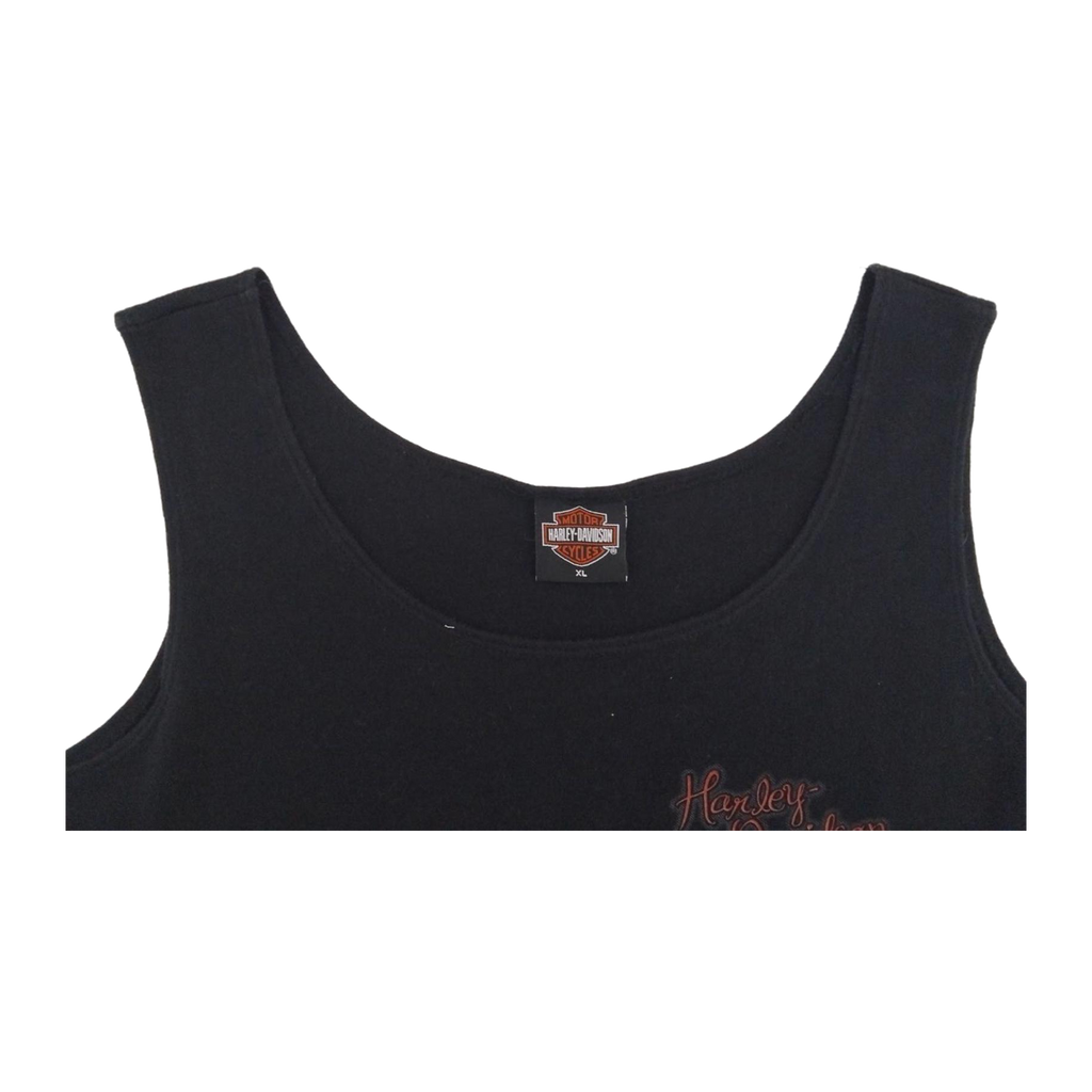 1724 Harley Davidson Women's Airbrush Tank Top Black XL