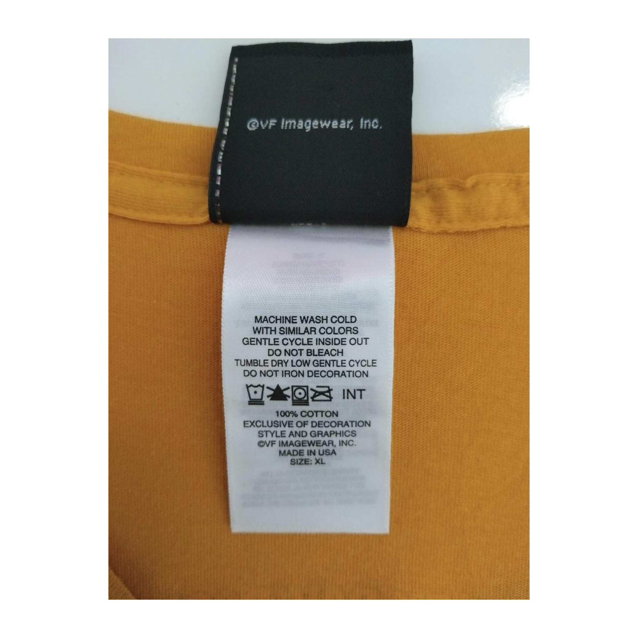1727 Harley Davidson Women's Short Sleeve V Neck T Shirt Yellow XL