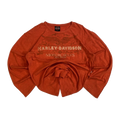1728 Harley Davidson Men's Long Sleeve T Shirt Orange XL