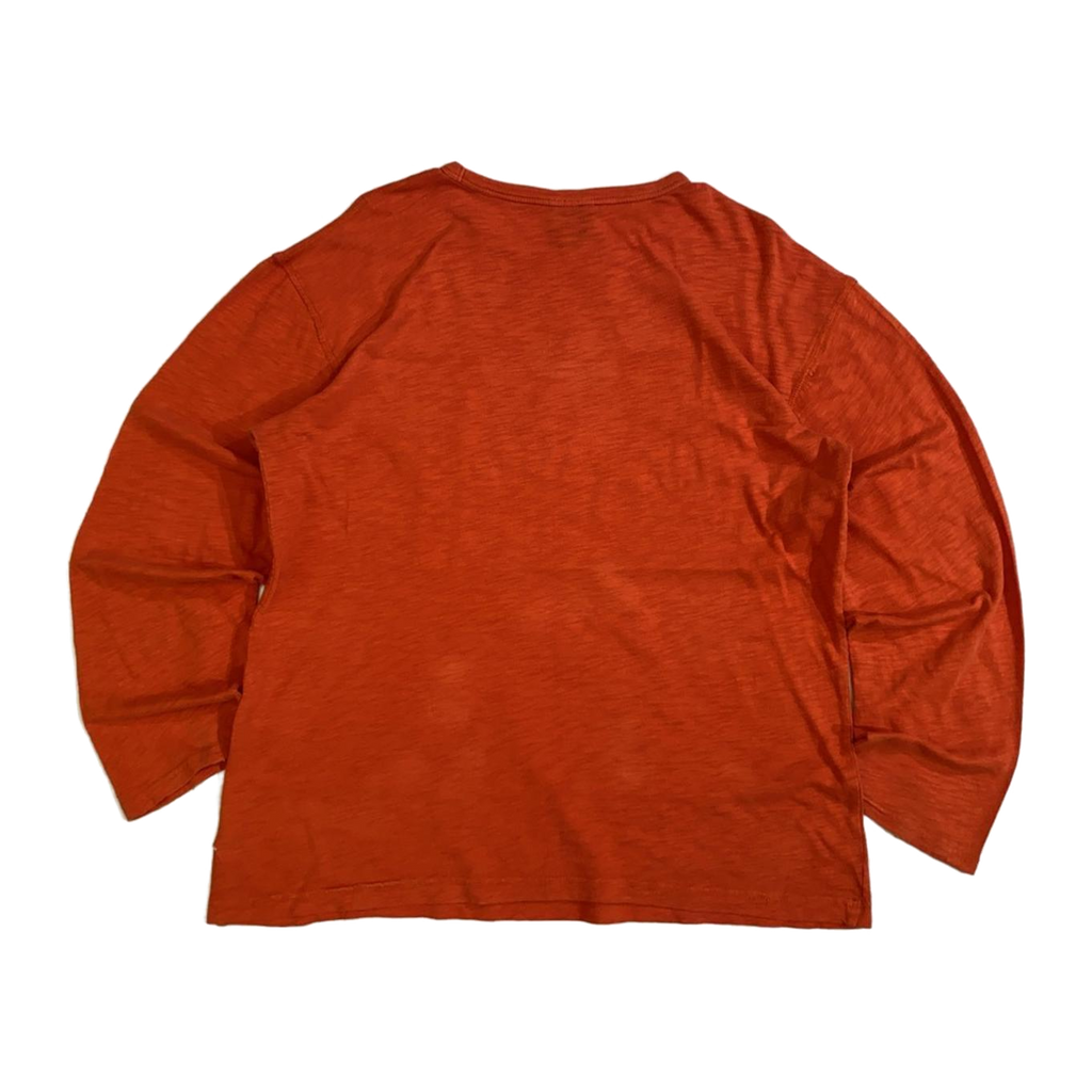 1728 Harley Davidson Men's Long Sleeve T Shirt Orange XL