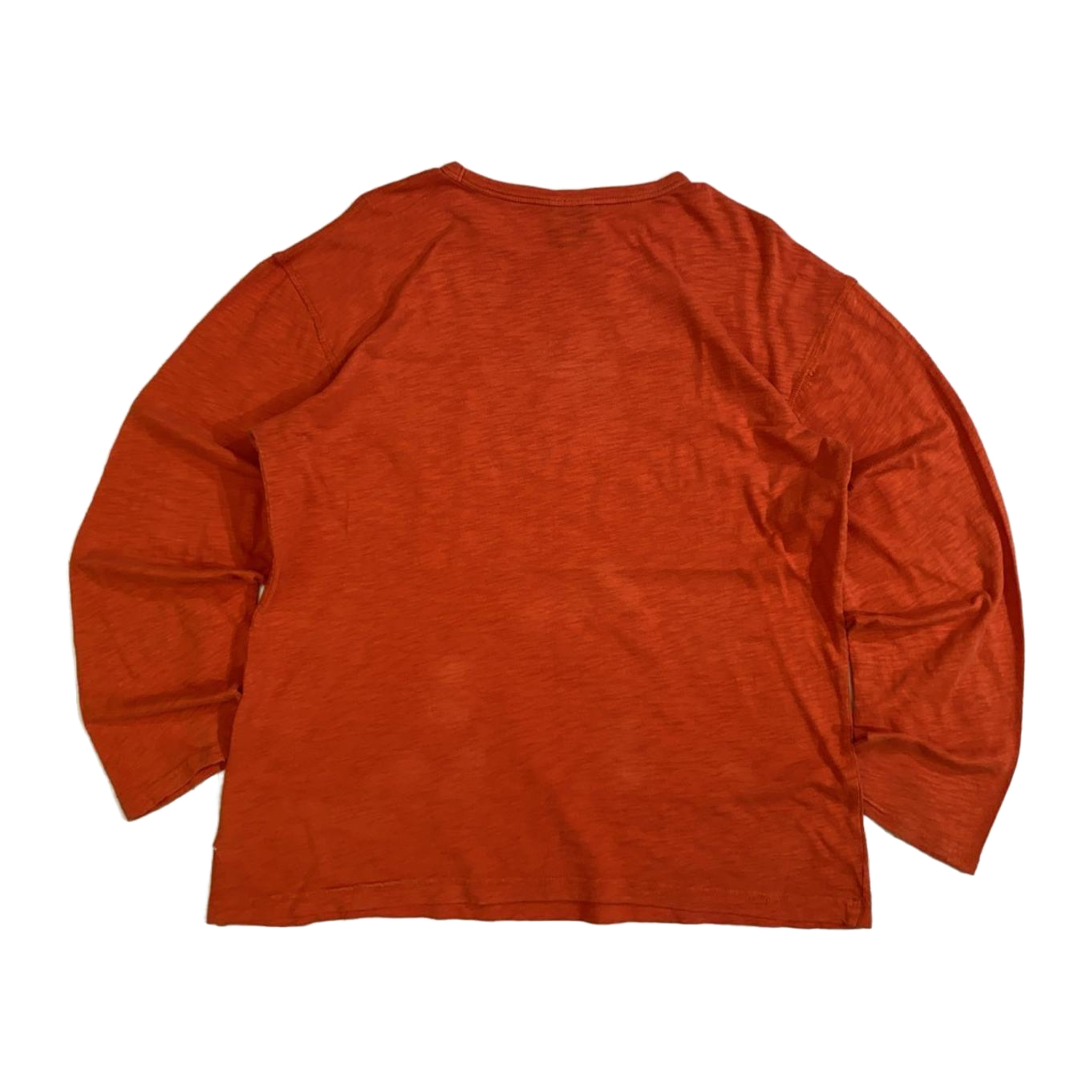 1728 Harley Davidson Men's Long Sleeve T Shirt Orange XL