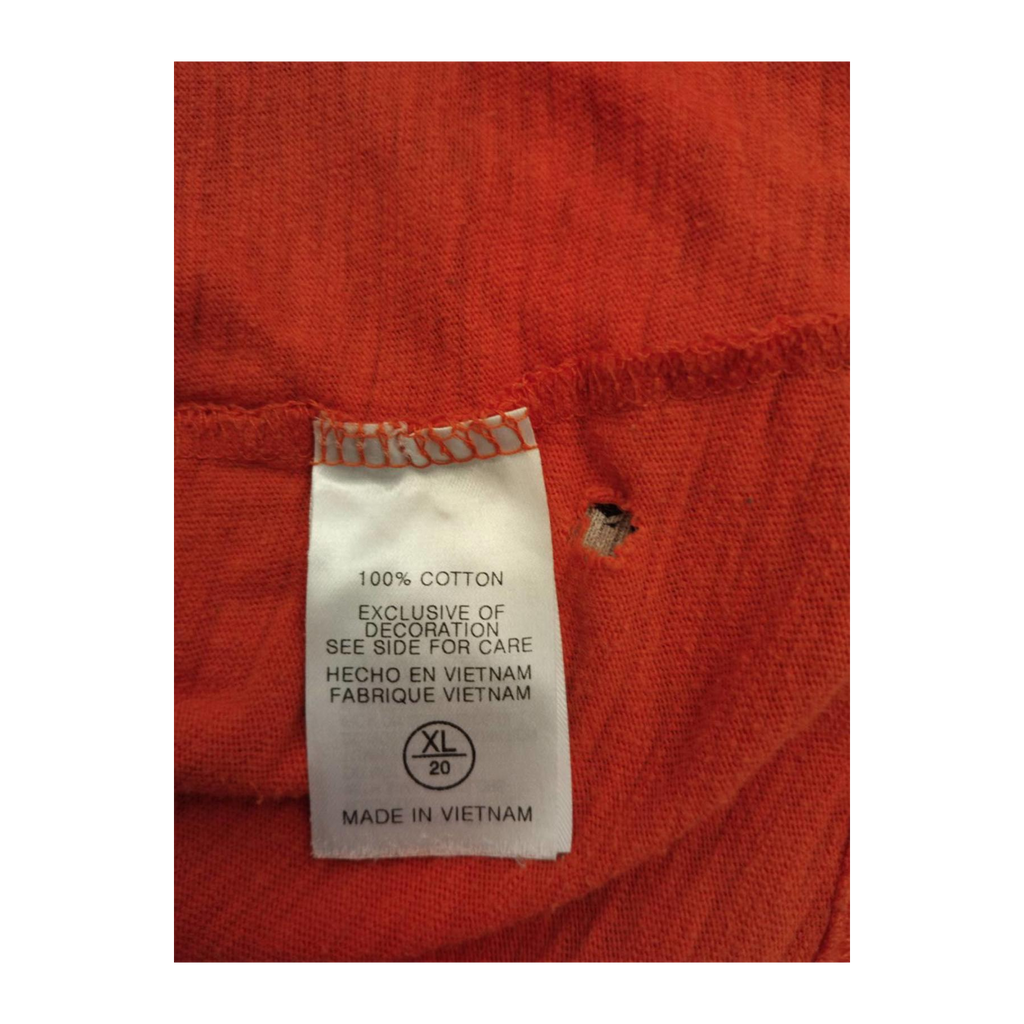 1728 Harley Davidson Men's Long Sleeve T Shirt Orange XL