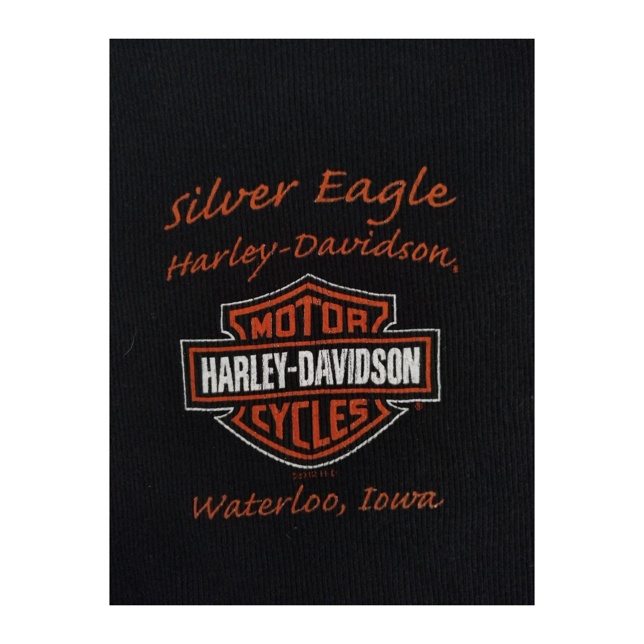 1730 Harley Davidson Women's Bedazzled Logo Tank Top Black L