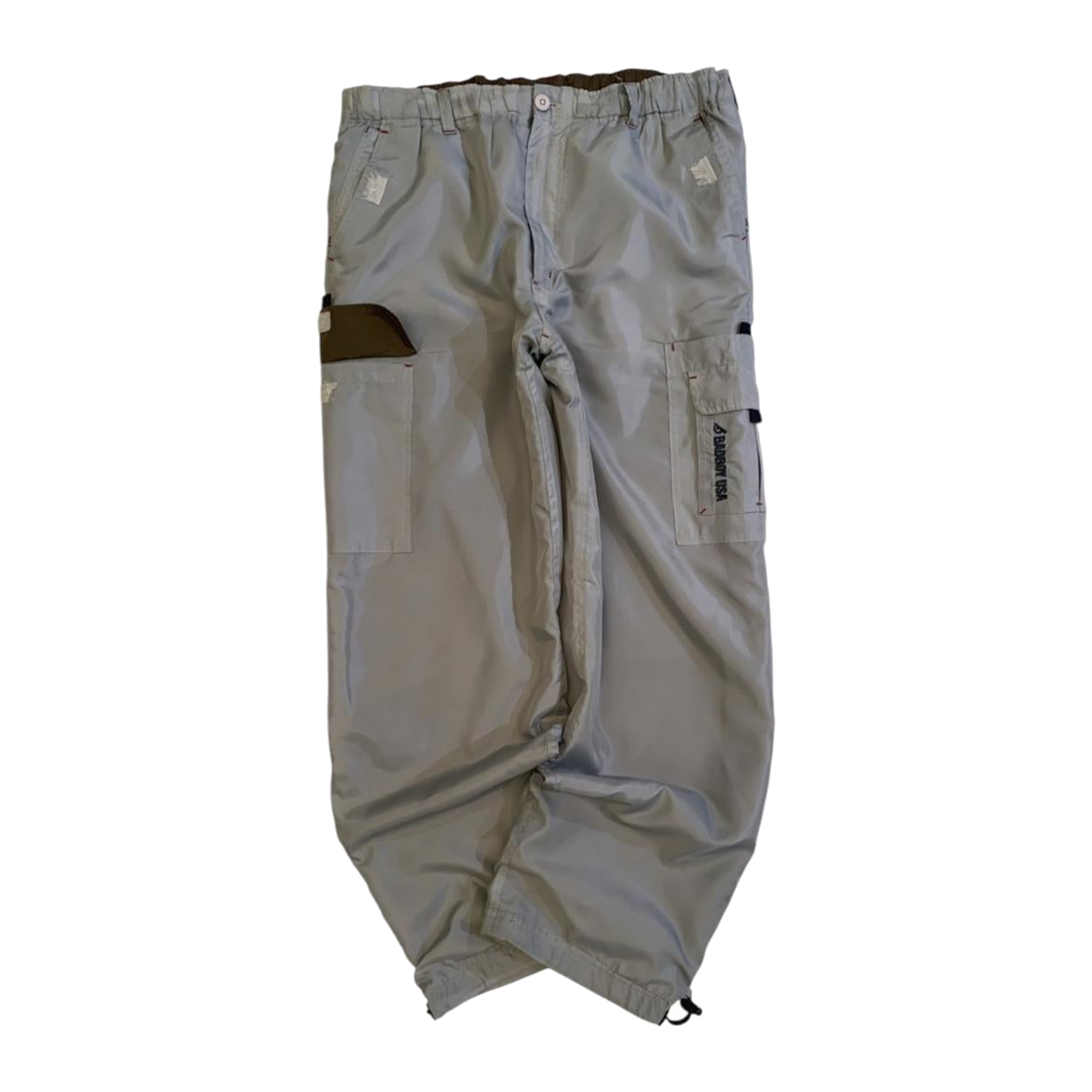 1831 Badboy Y2K Hip Hop Cargo Trouser Grey L
