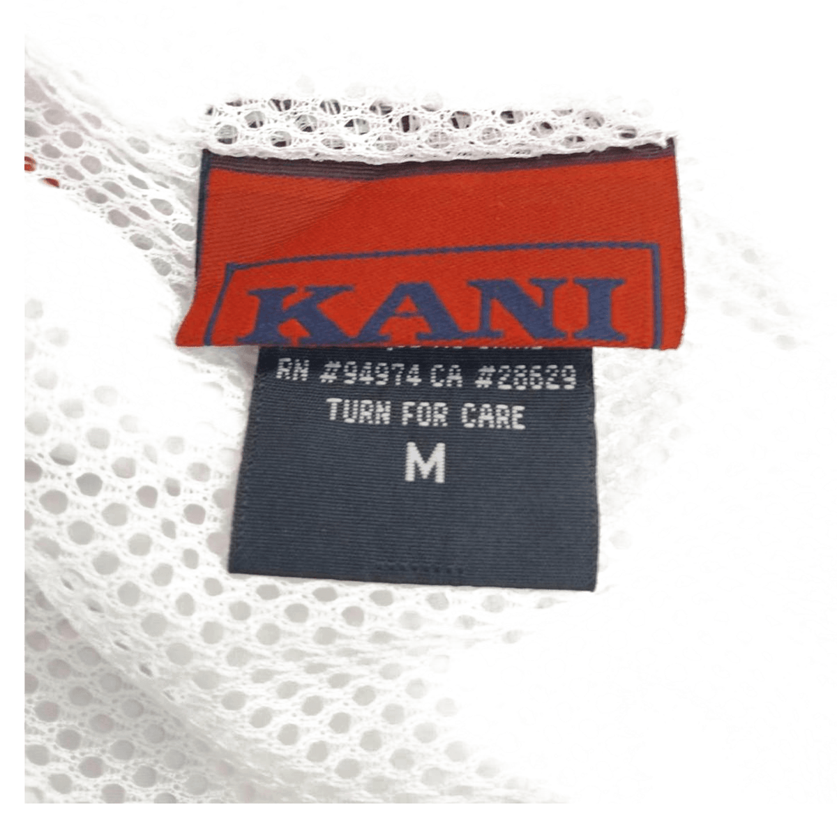 Karl Kani 90s Hip Hop Track Trouser White M