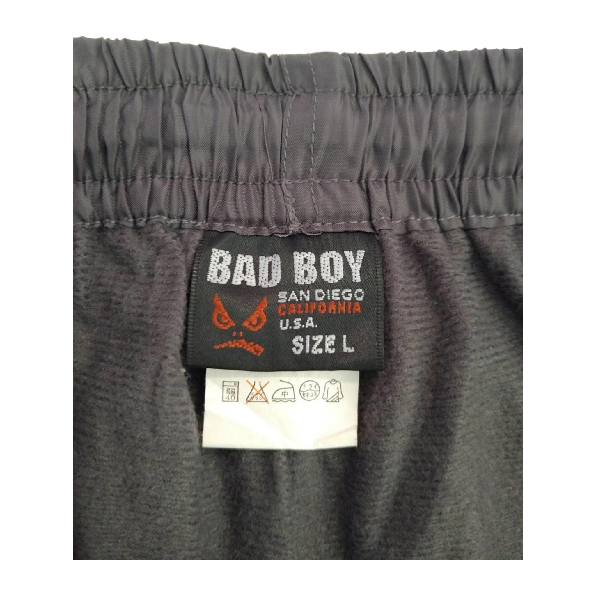 1849 Bad Boy Y2K Hip Hop Track Pant Grey L