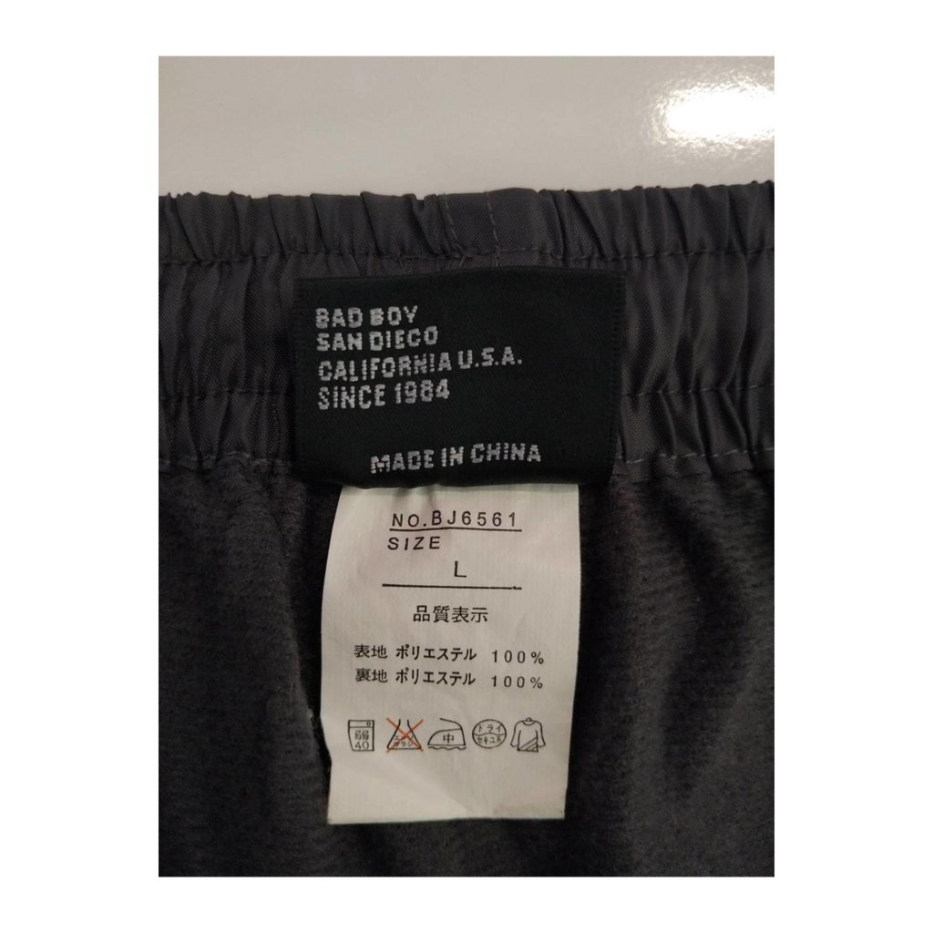 1849 Bad Boy Y2K Hip Hop Track Pant Grey L