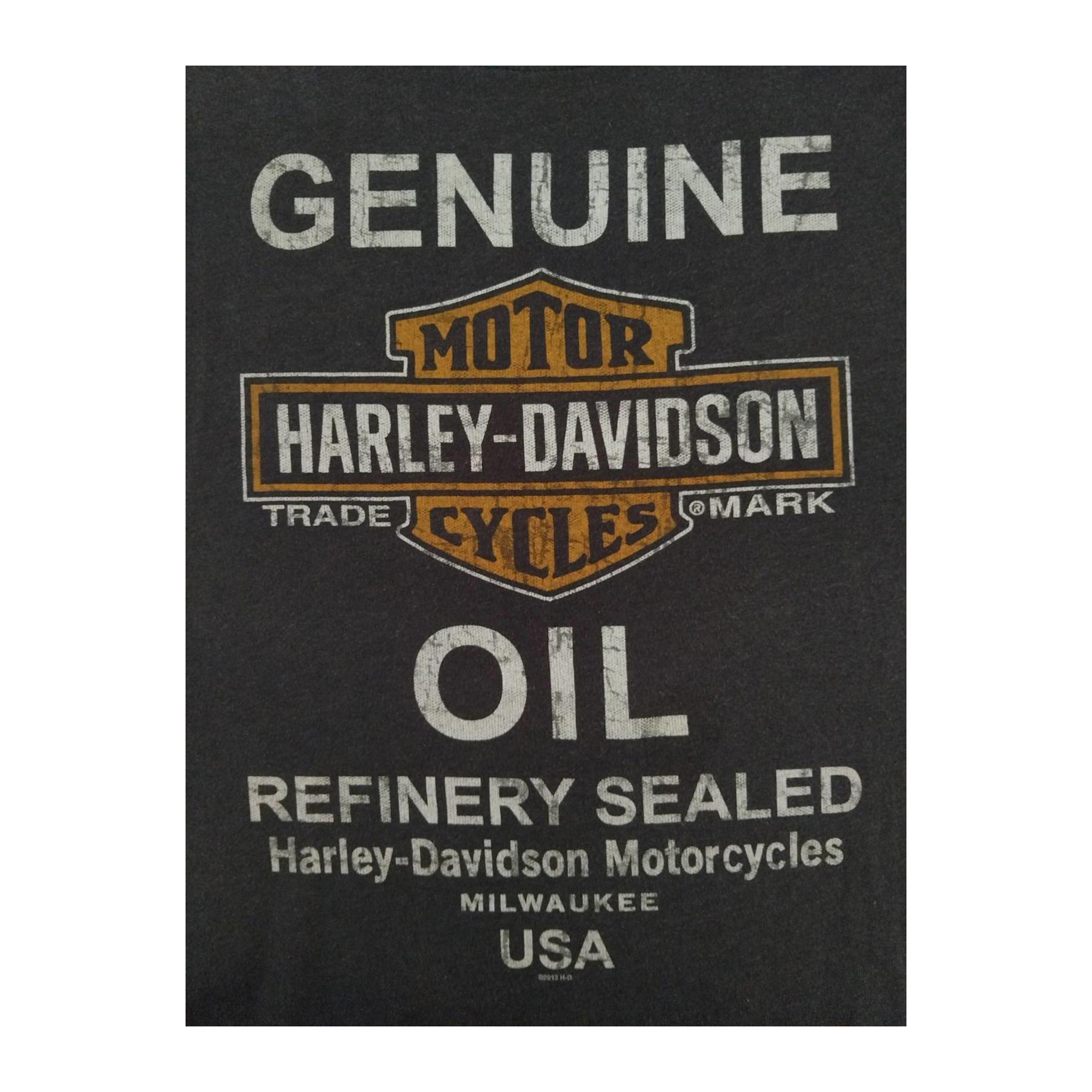 1732 Harley Davidson Women's Powder Keg Winged Logo Short Sleeve T Shirt Grey 2XL