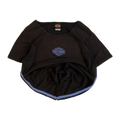 1733 Harley Davidson Women's Embroidered Logo Short Sleeve T Shirt Black XL