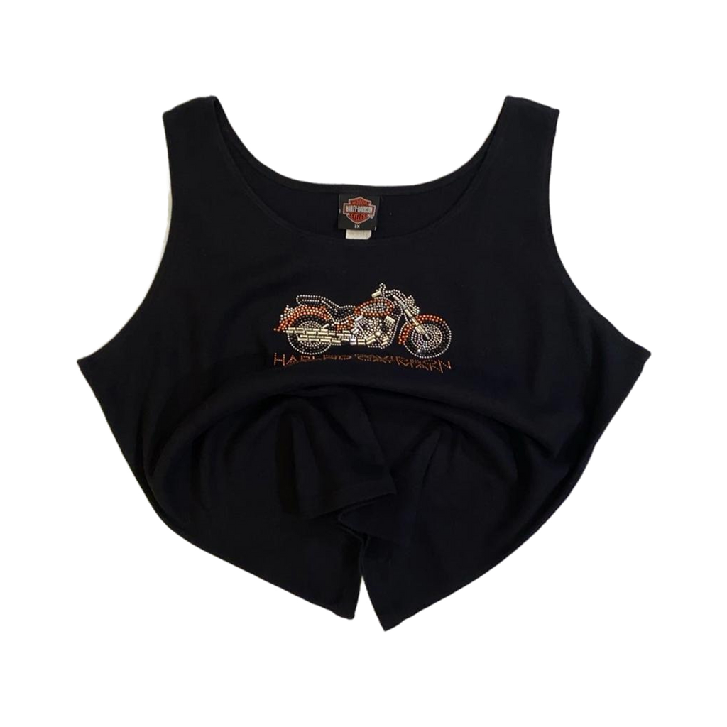1735 Harley Davidson Women's Studded Tank Top Black 2XL
