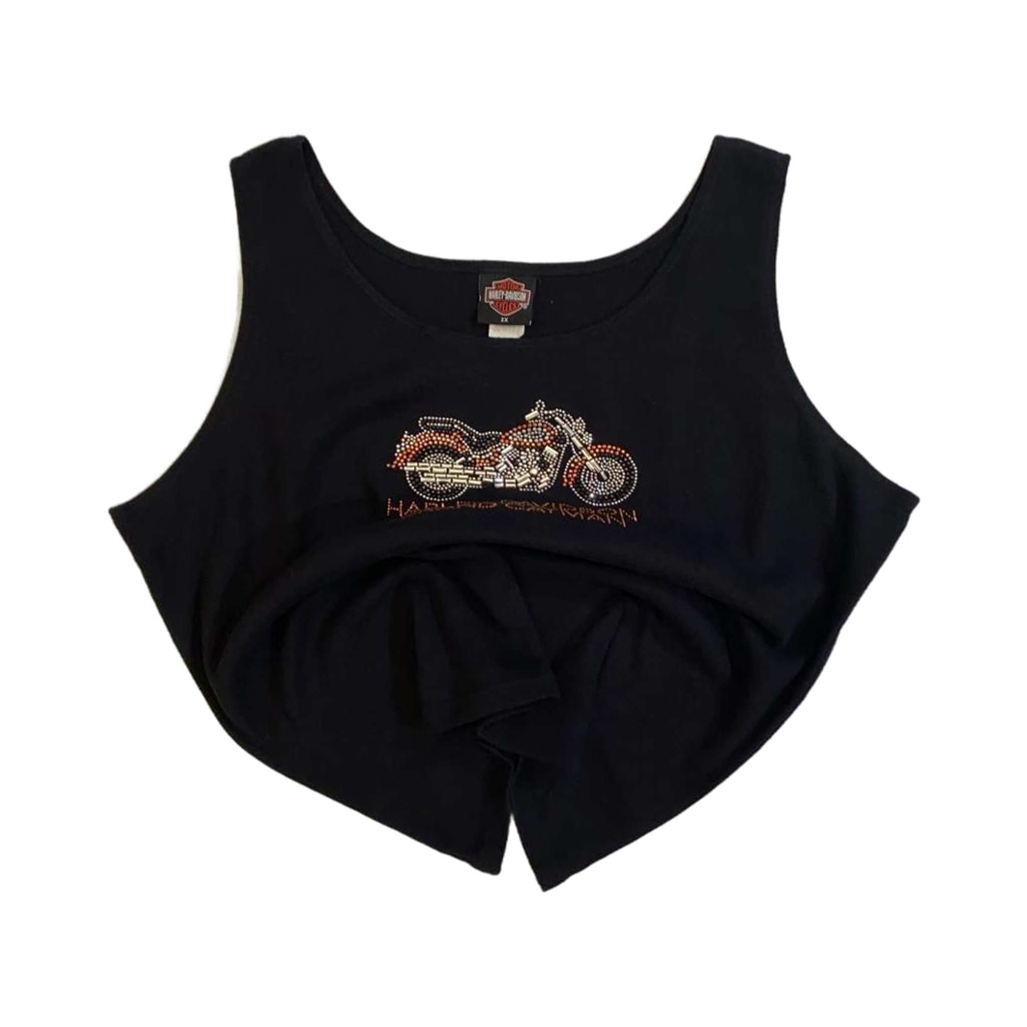 1735 Harley Davidson Women's Studded Tank Top Black 2XL