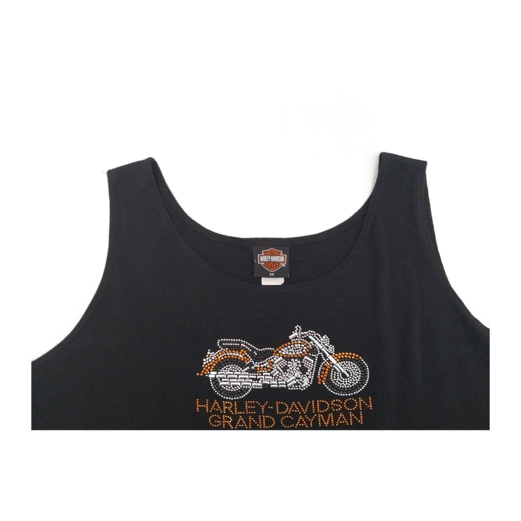 1735 Harley Davidson Women's Studded Tank Top Black 2XL