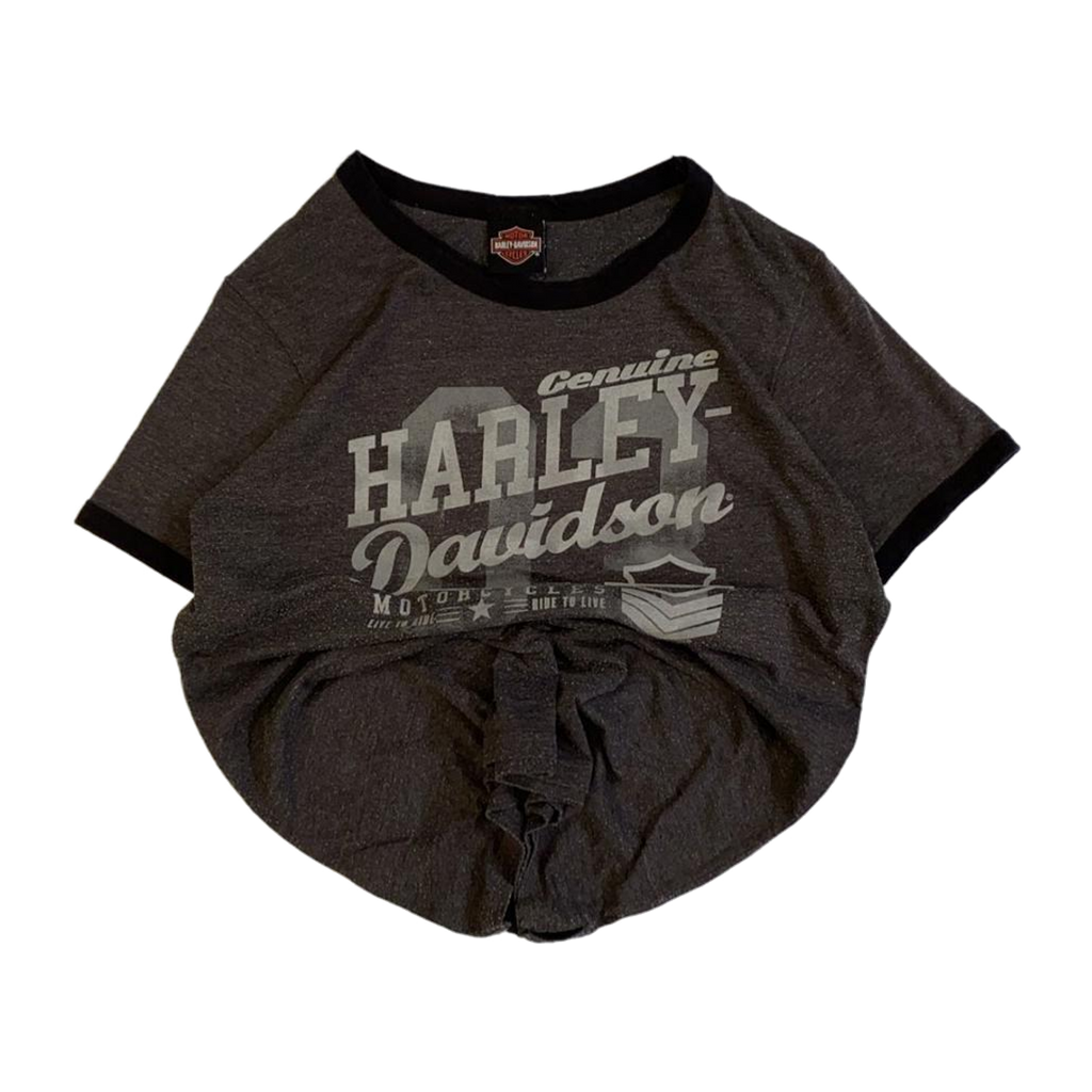1740 Harley Davidson Men's Outpost Short Sleeve T Shirt Grey XL