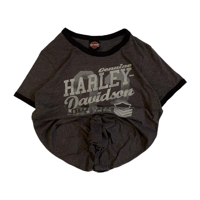 Harley Davidson Men's Outpost Short Sleeve T Shirt Grey XL