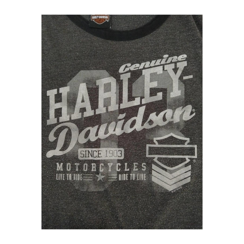 1740 Harley Davidson Men's Outpost Short Sleeve T Shirt Grey XL