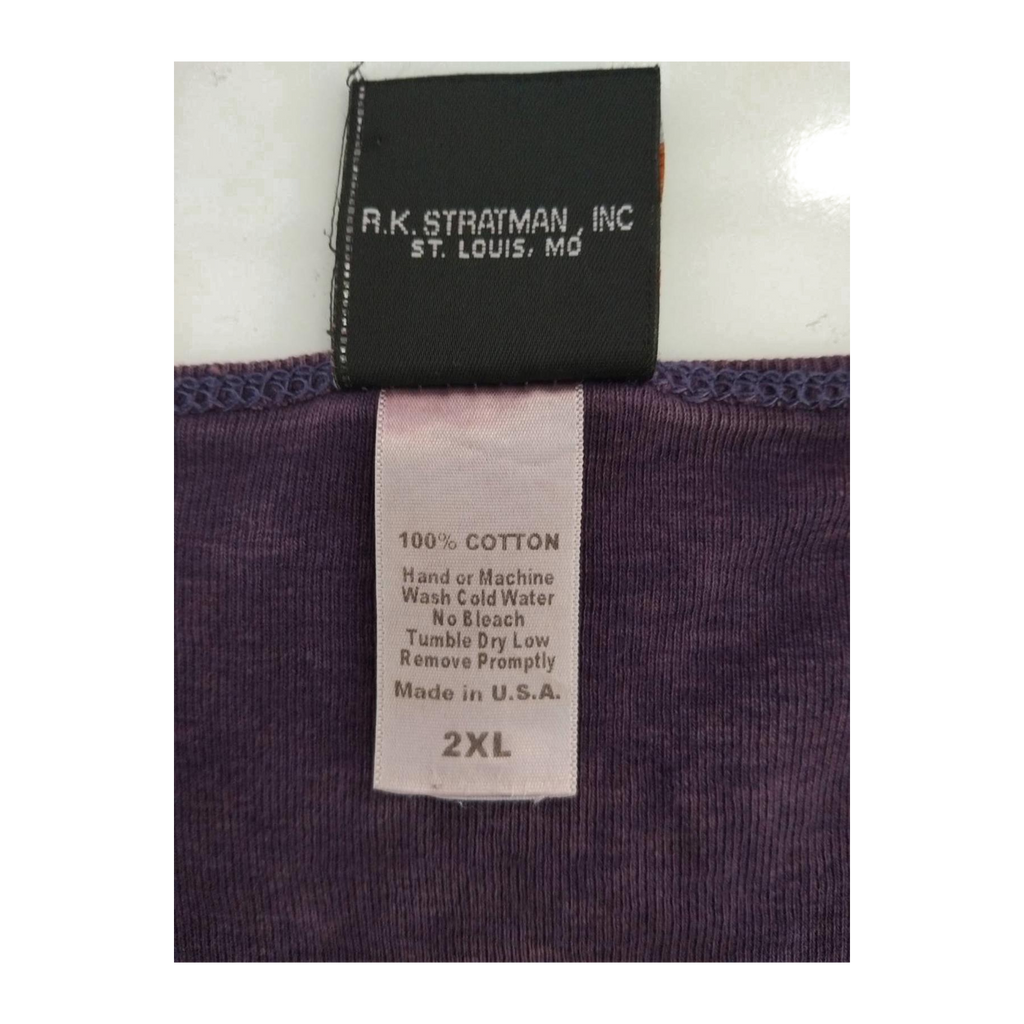 1748 Harley Davidson Women's Bedazzled Logo Long Sleeve T Shirt Purple 2XL
