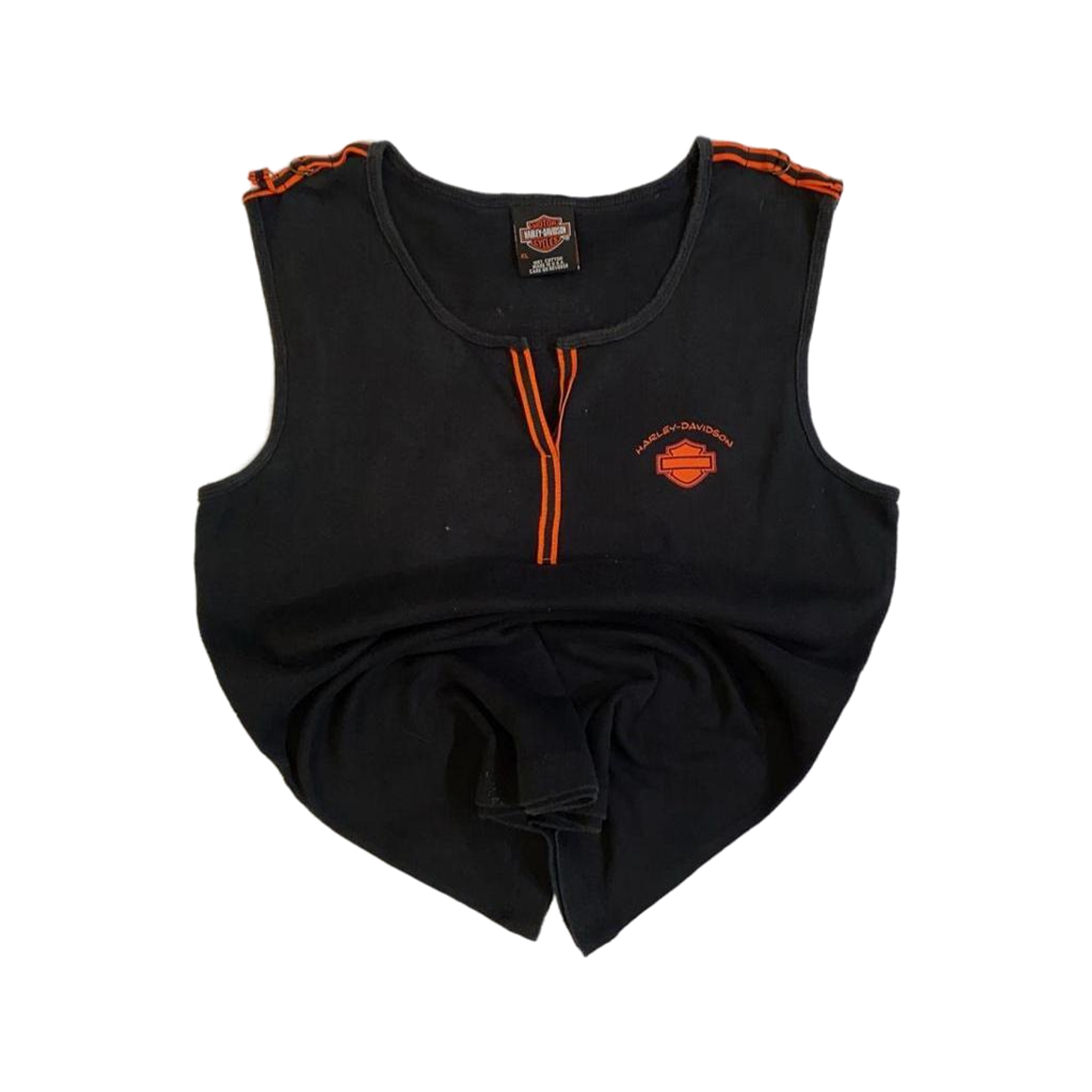 1742 Harley Davidson Women's Hawkeye Sleeveless T Shirt Black XL