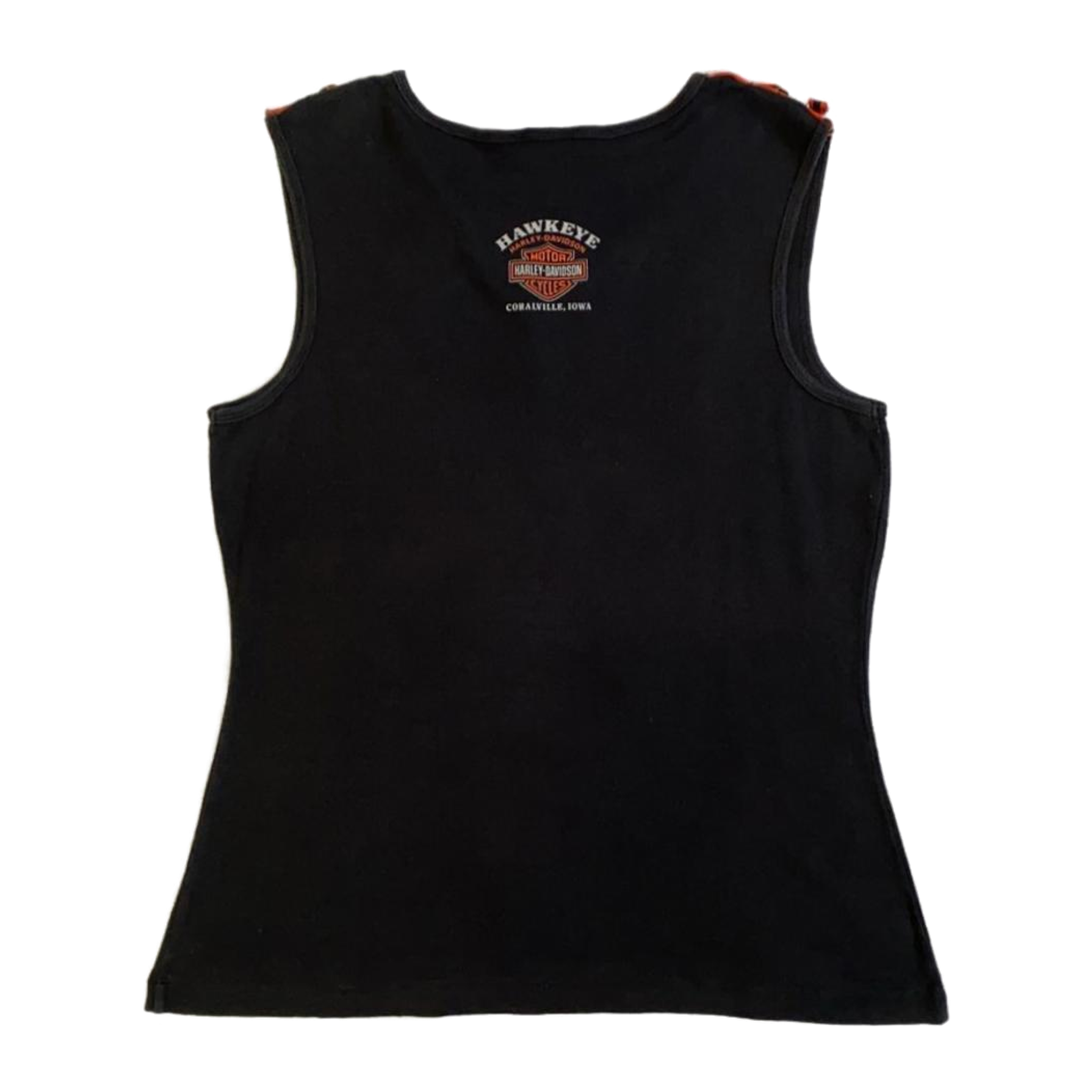 1742 Harley Davidson Women's Hawkeye Sleeveless T Shirt Black XL