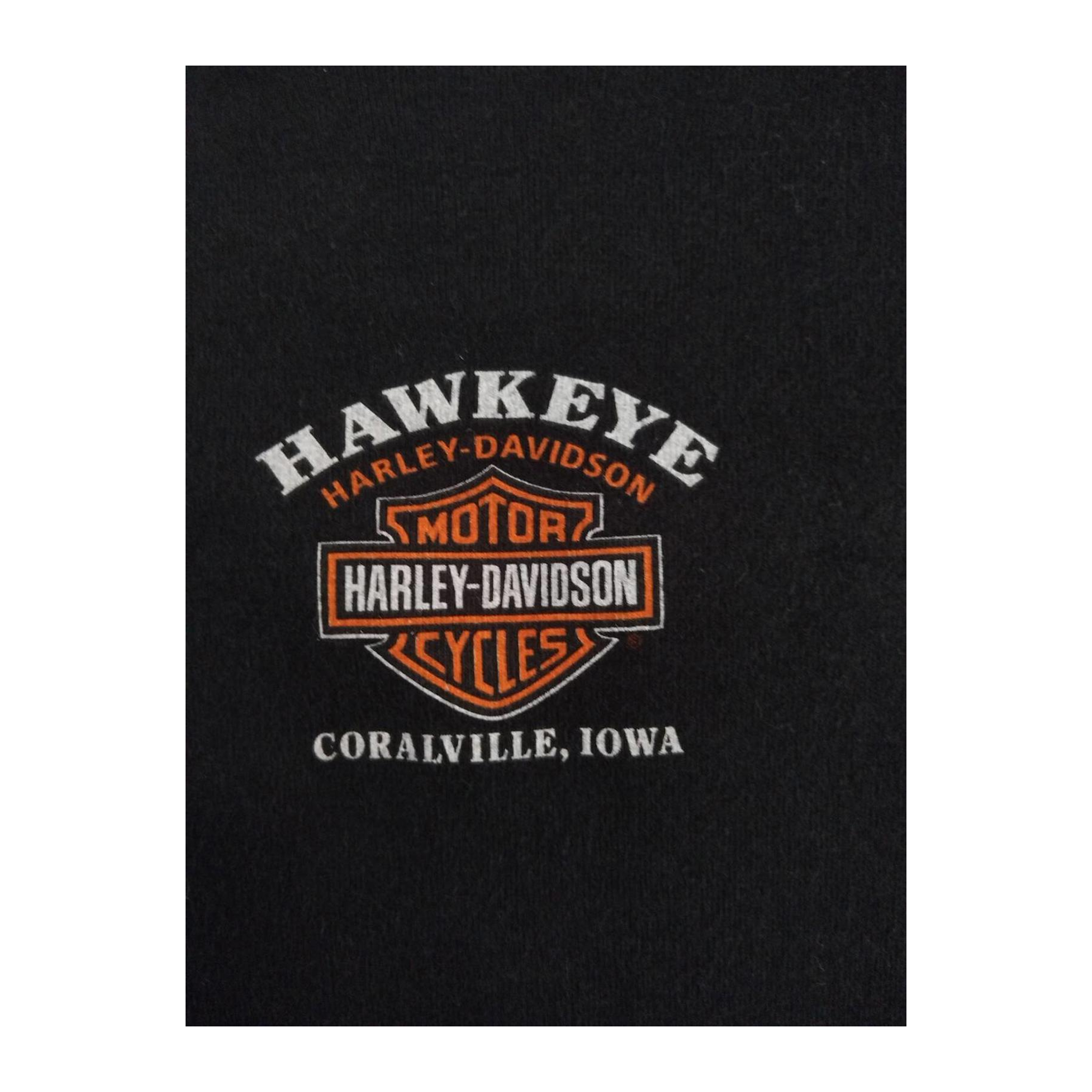 1742 Harley Davidson Women's Hawkeye Sleeveless T Shirt Black XL