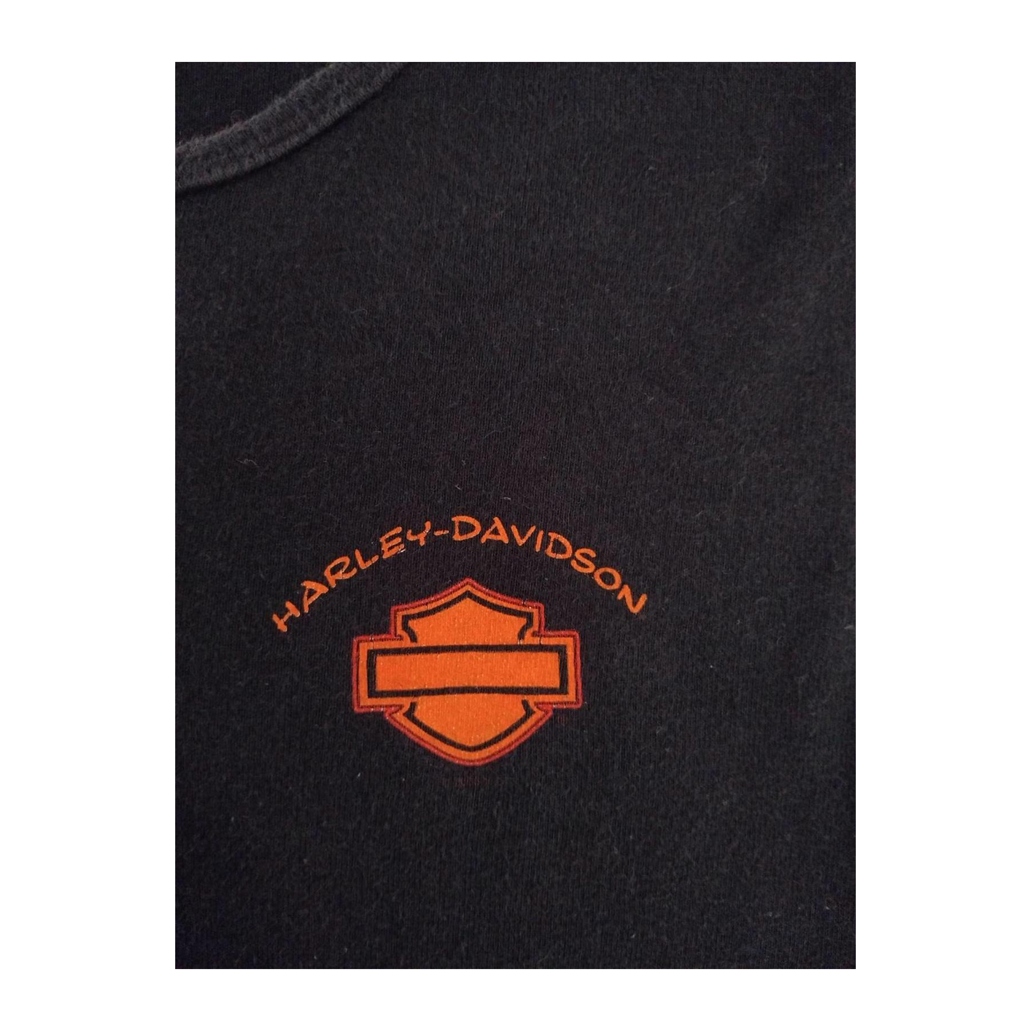 1742 Harley Davidson Women's Hawkeye Sleeveless T Shirt Black XL